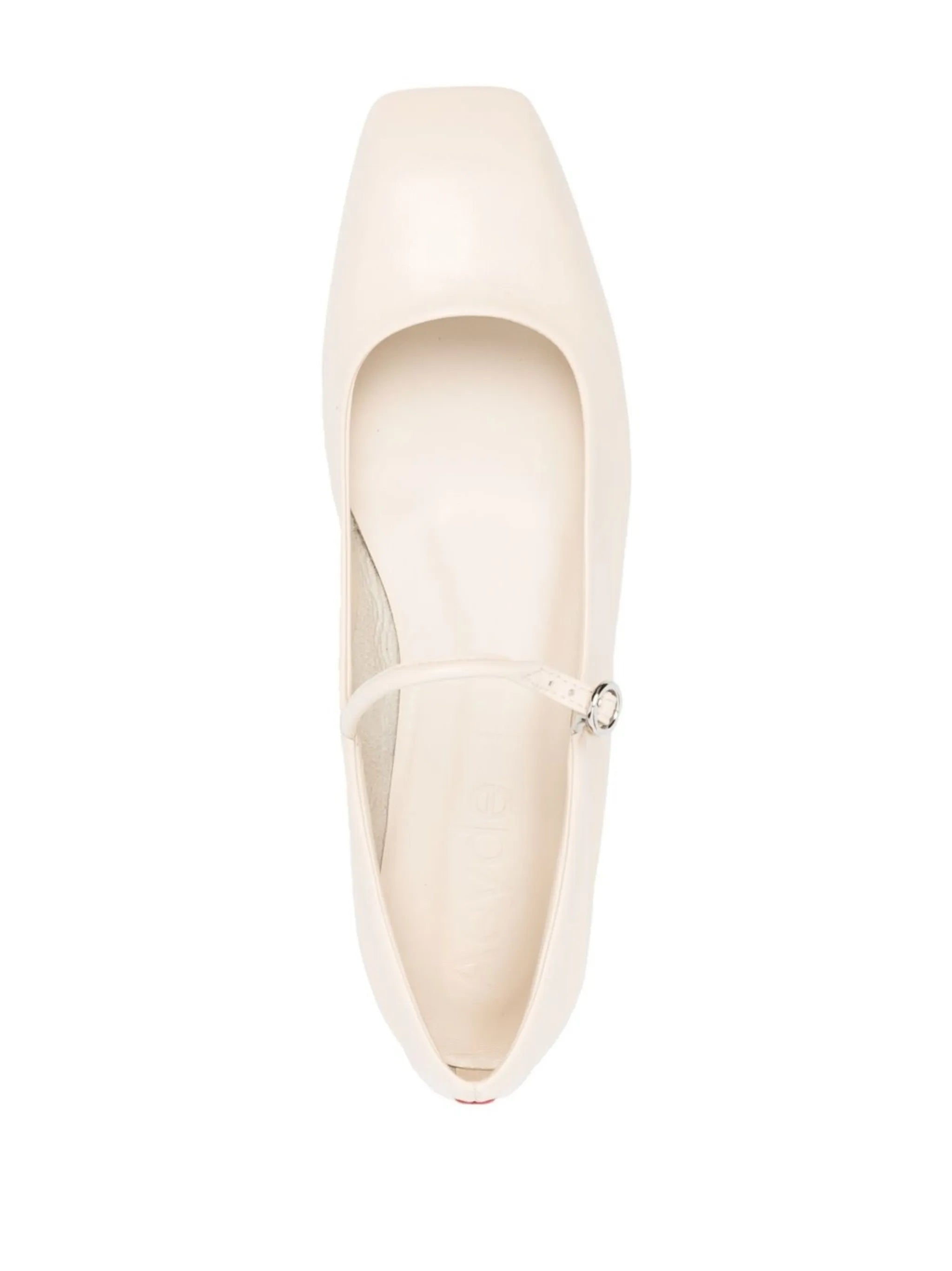 Maryjane leather ballerina shoes