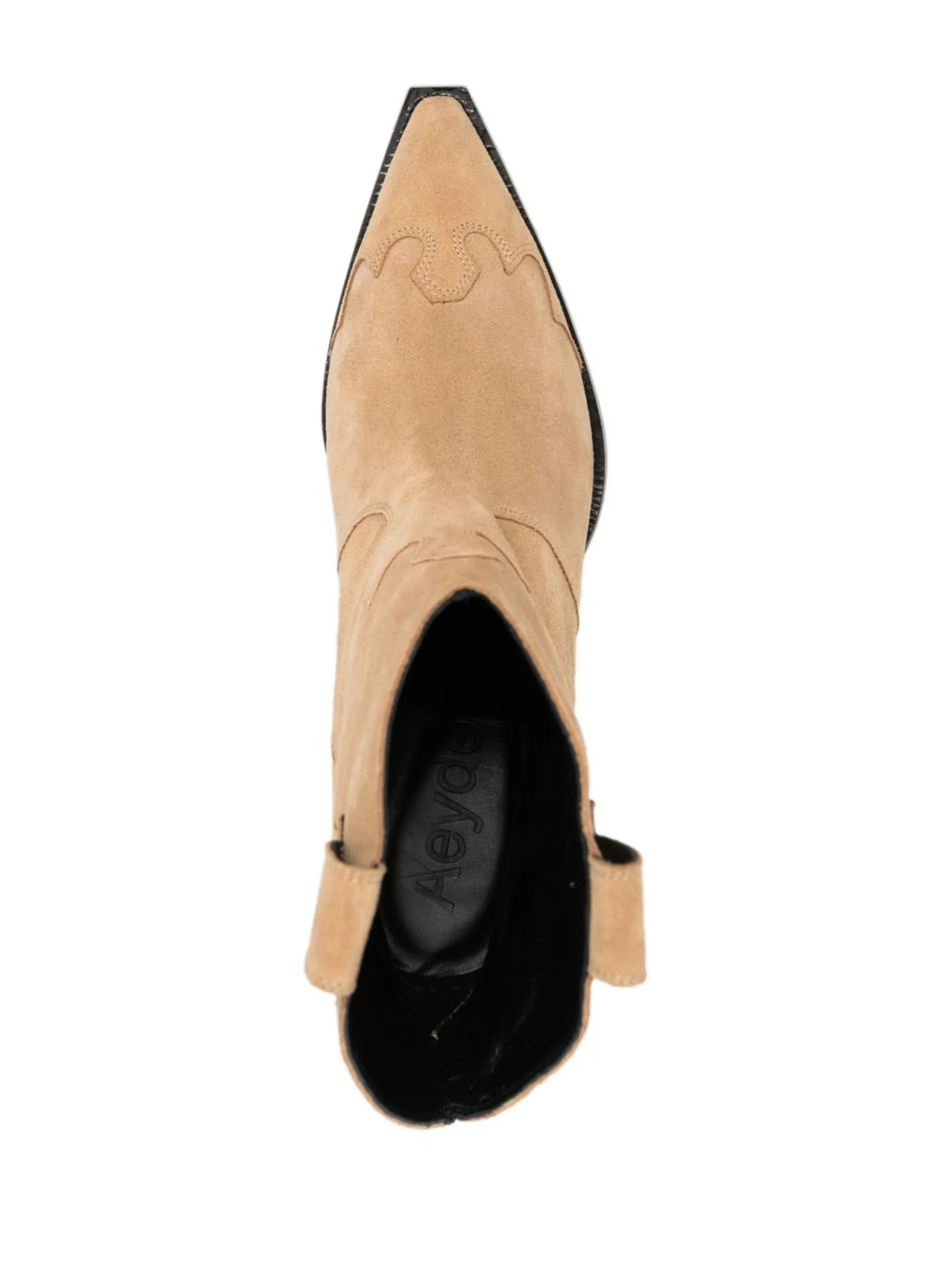 75mm suede western boots