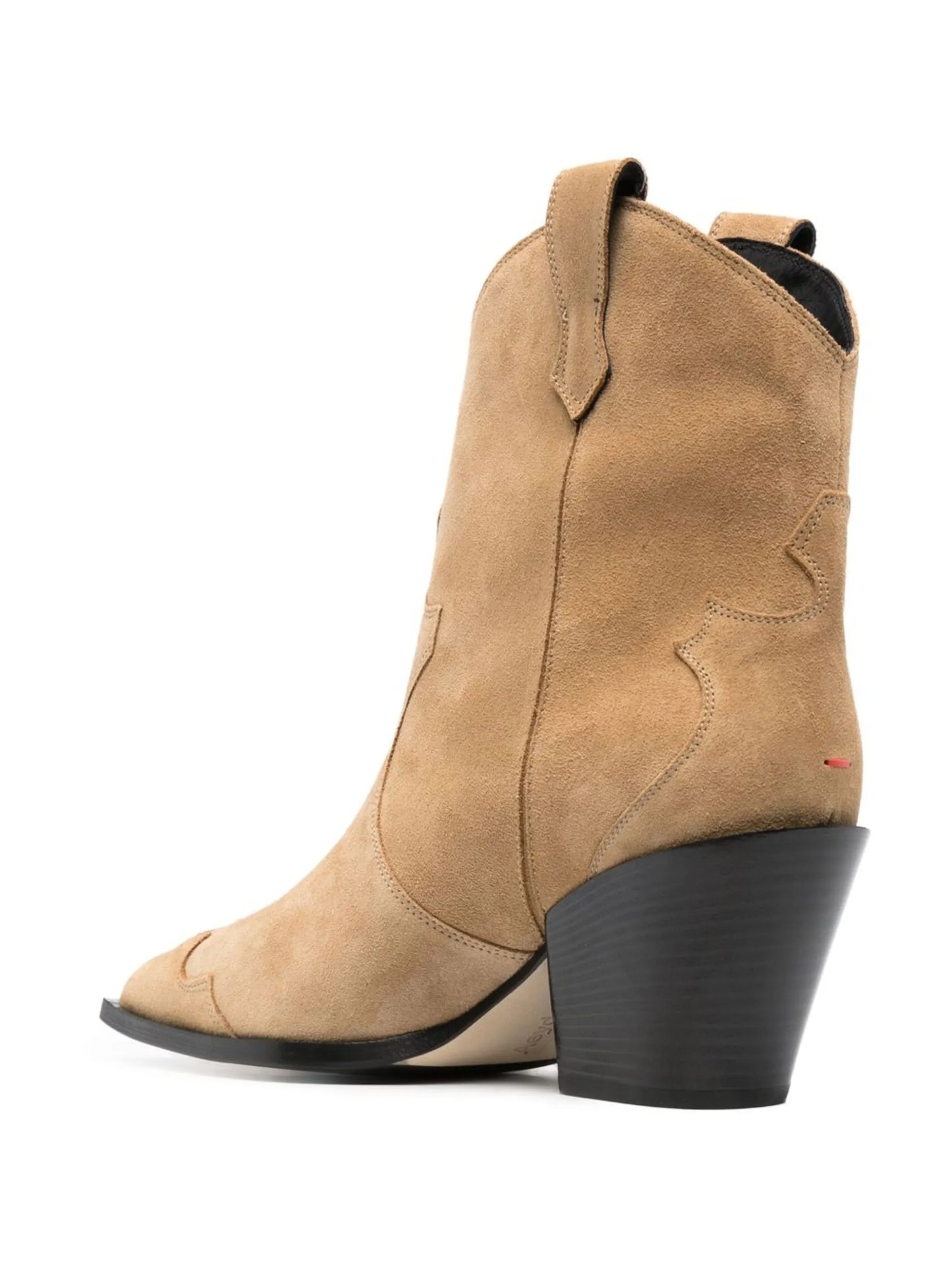 75mm suede western boots