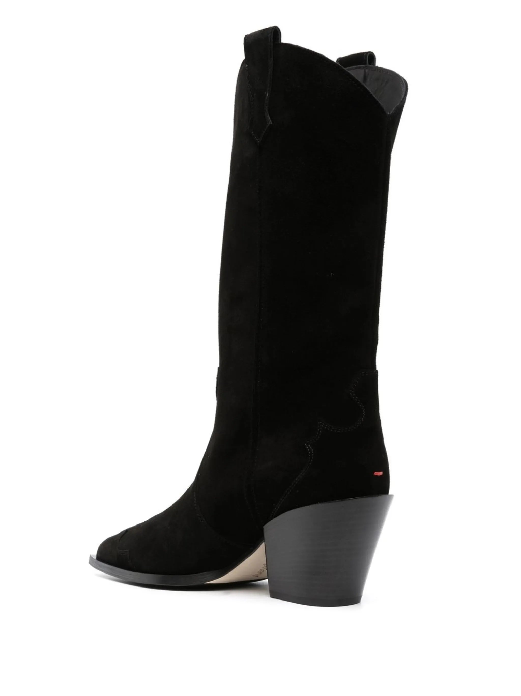 75mm knee-high suede boots