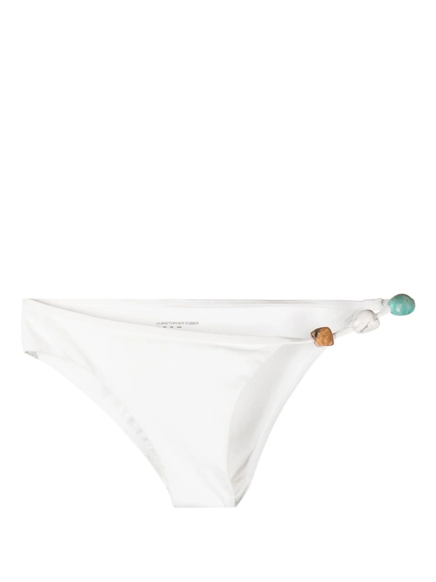 crystal-strap bikini bottoms