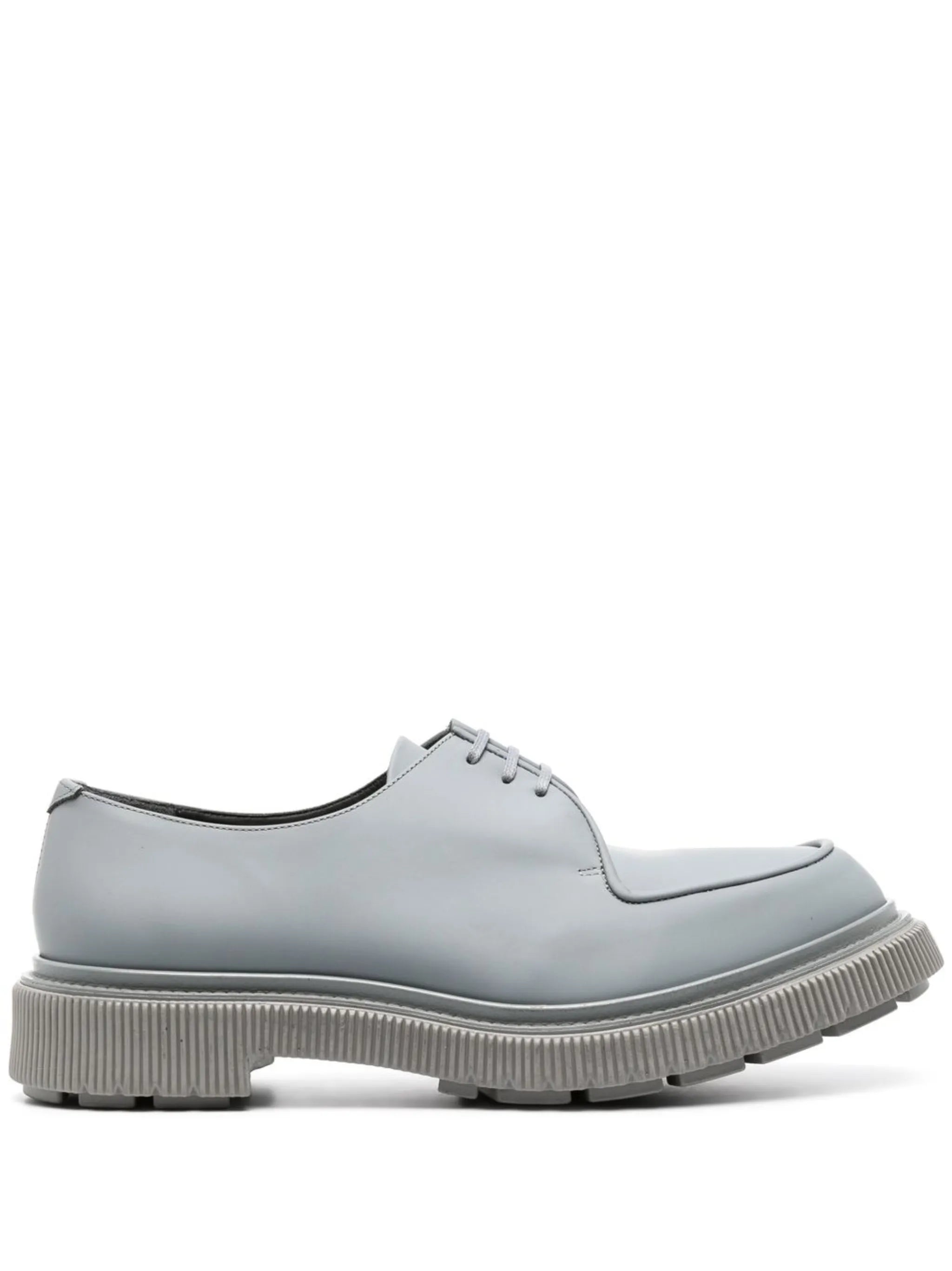 lace-up suede platform shoes