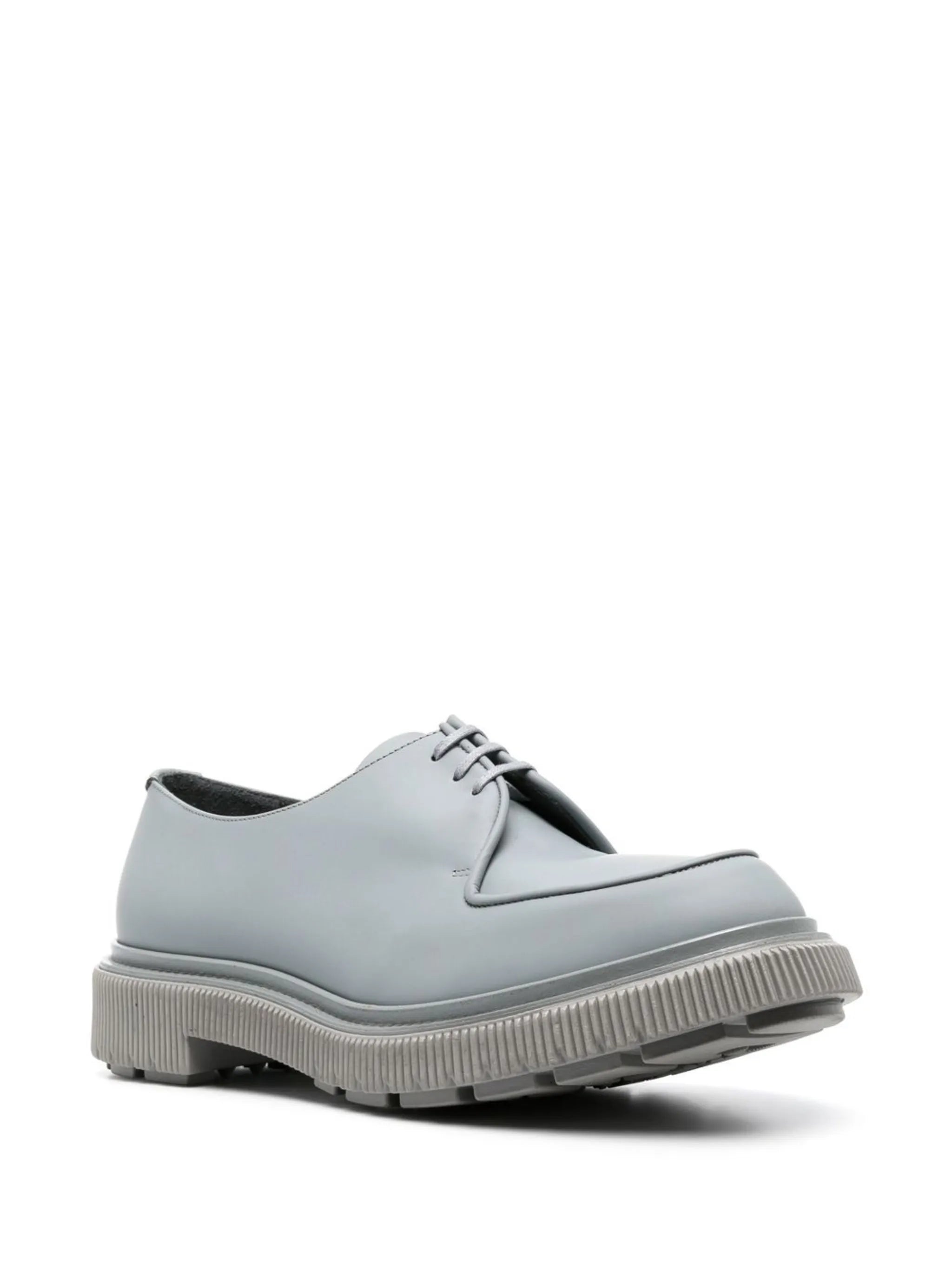 lace-up suede platform shoes