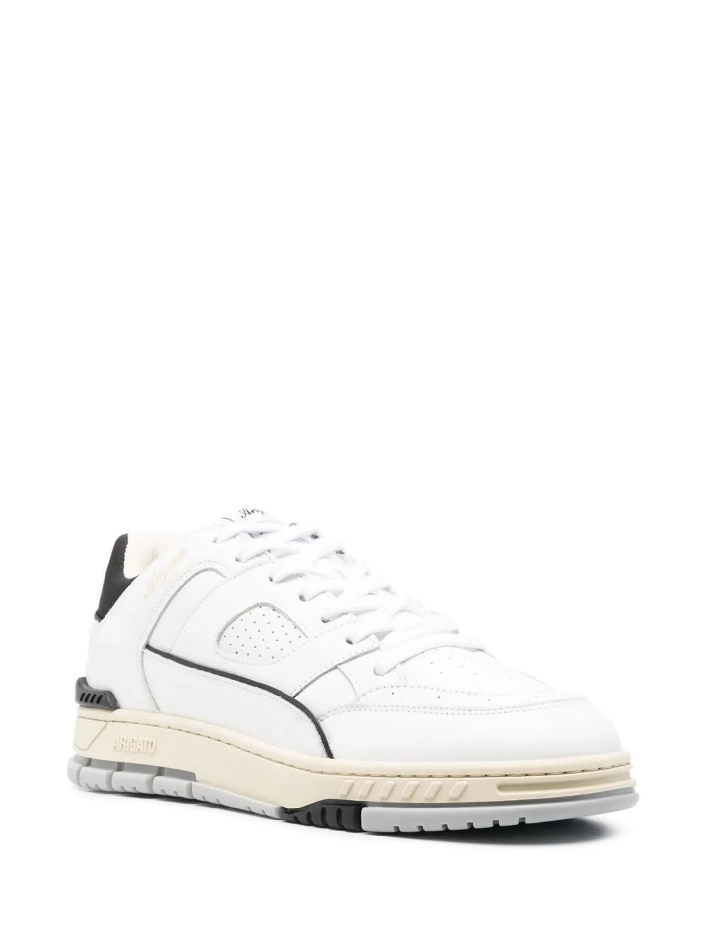 panelled low-top sneakers