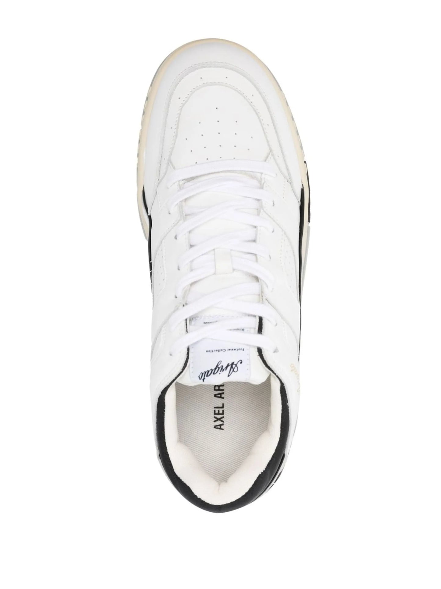 panelled low-top sneakers