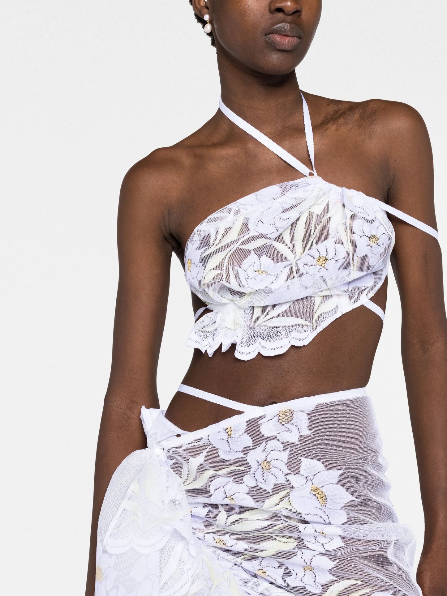 curtain lace top