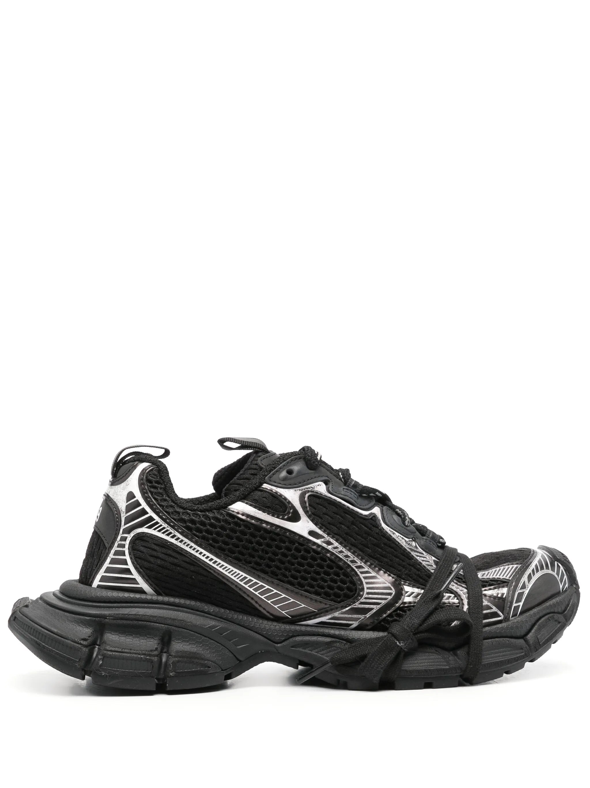 3XL mesh-panel sneakers
