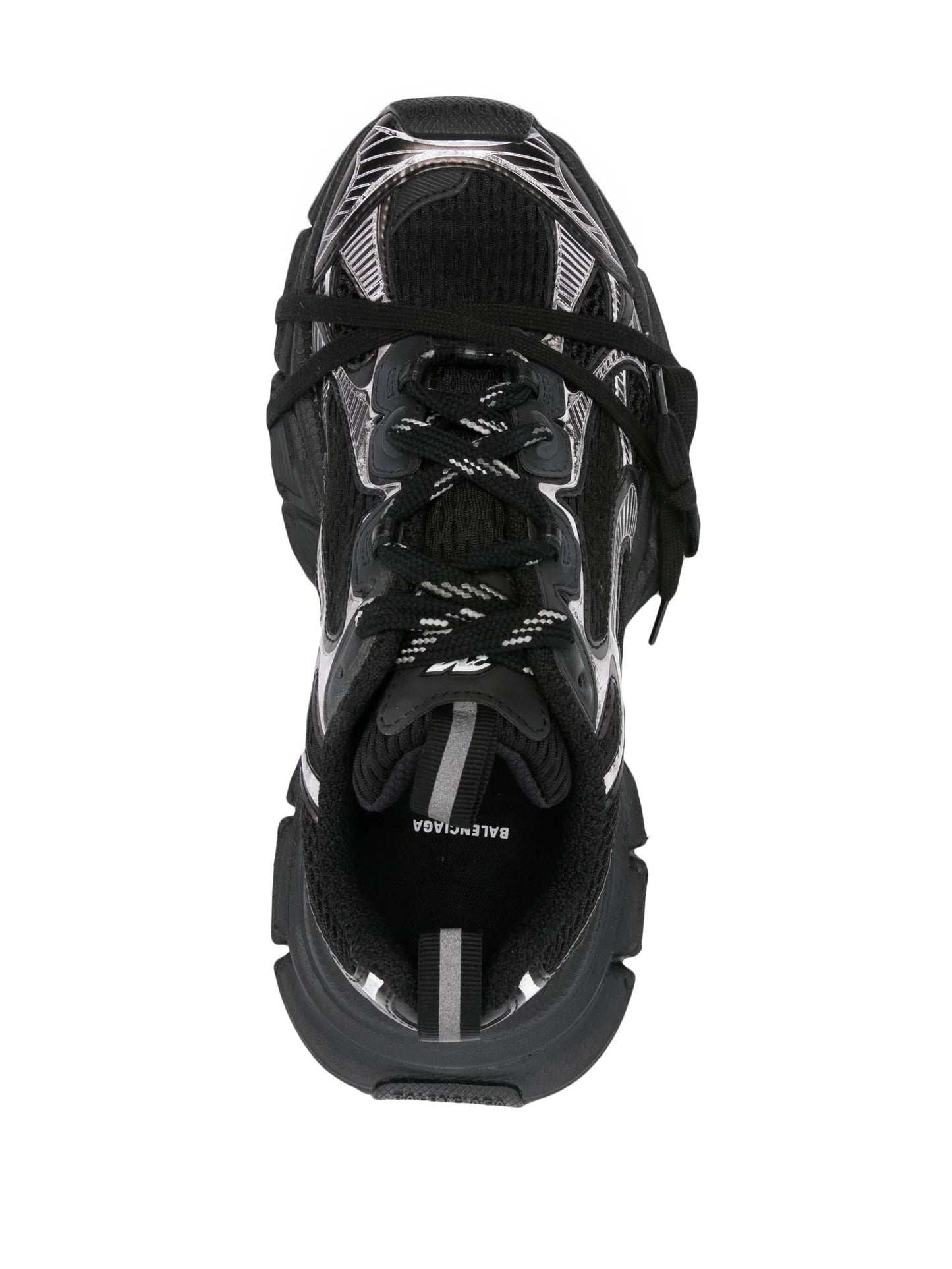 3XL mesh-panel sneakers