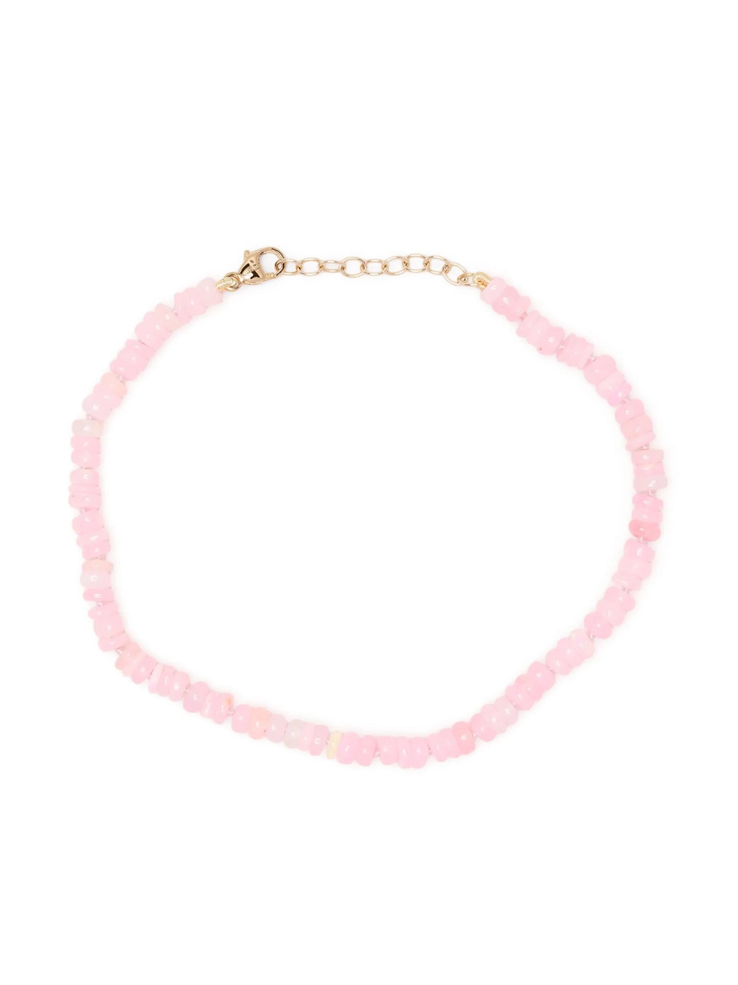14kt yellow gold opal beaded bracelet