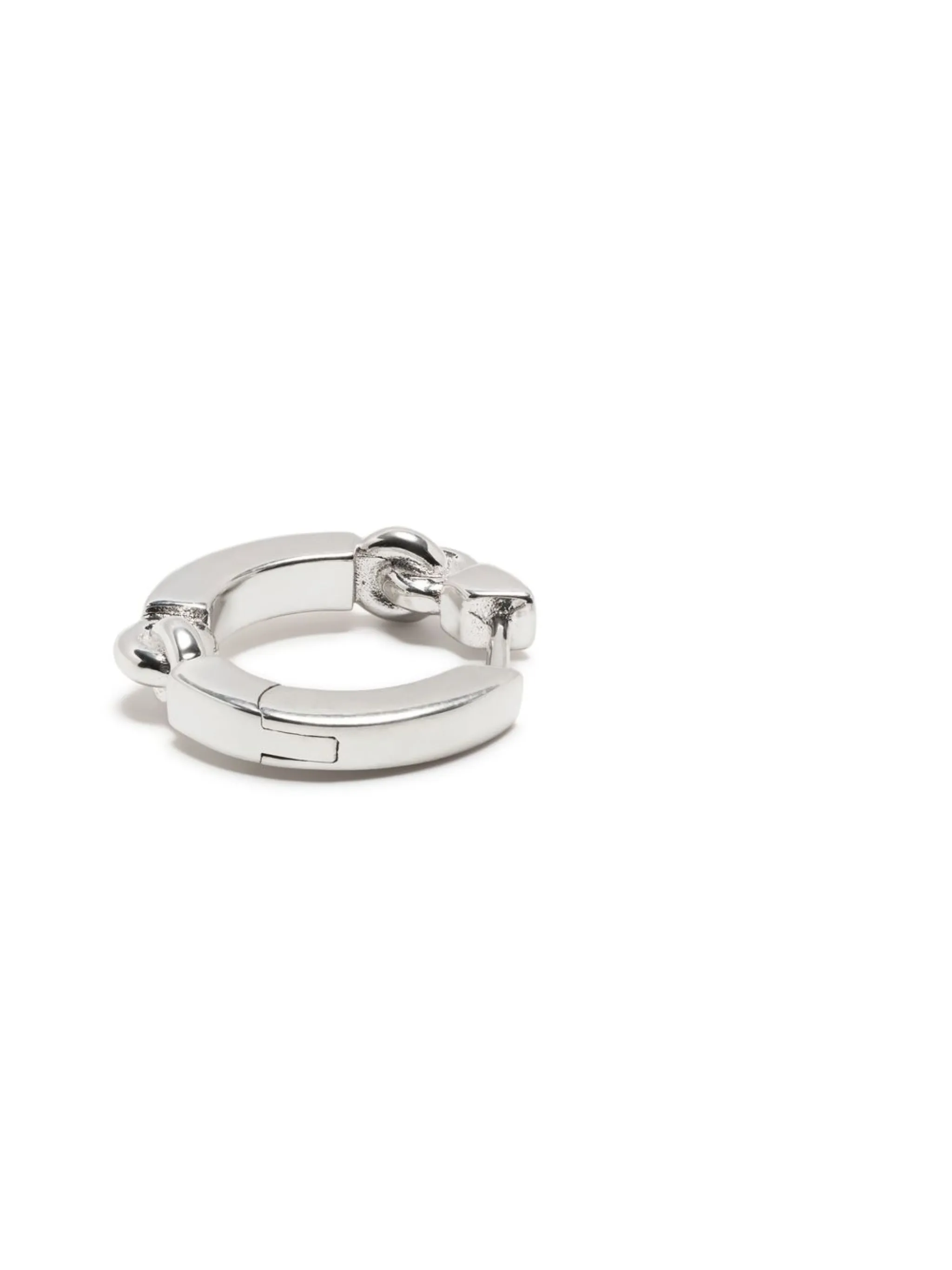 Aphelion silver hoop earring