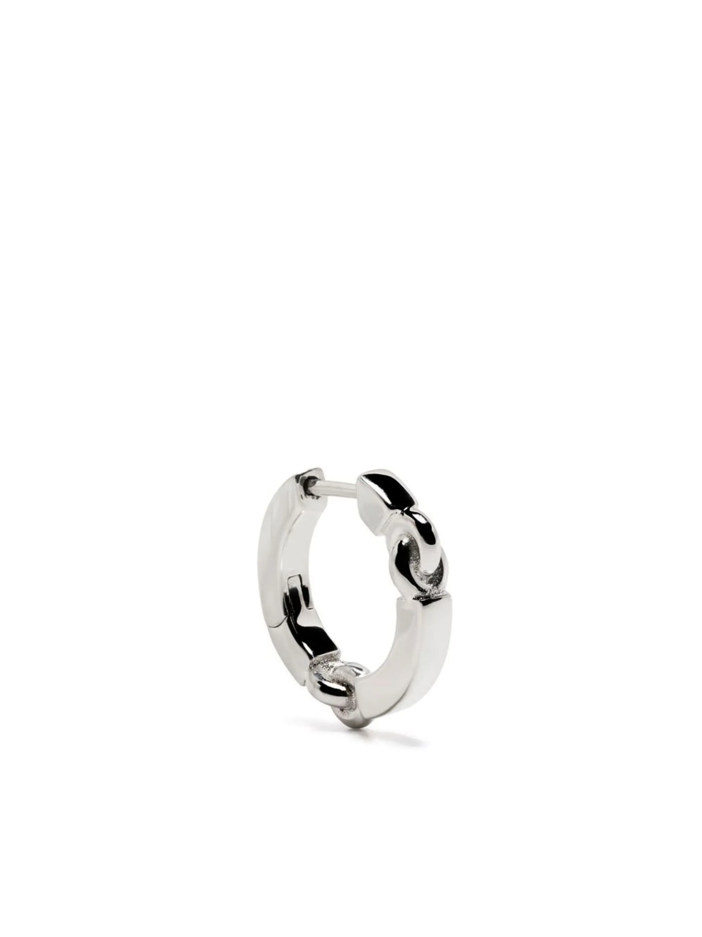 Aphelion silver hoop earring
