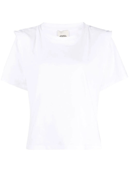 Zelitos pleat-detail T-shirt