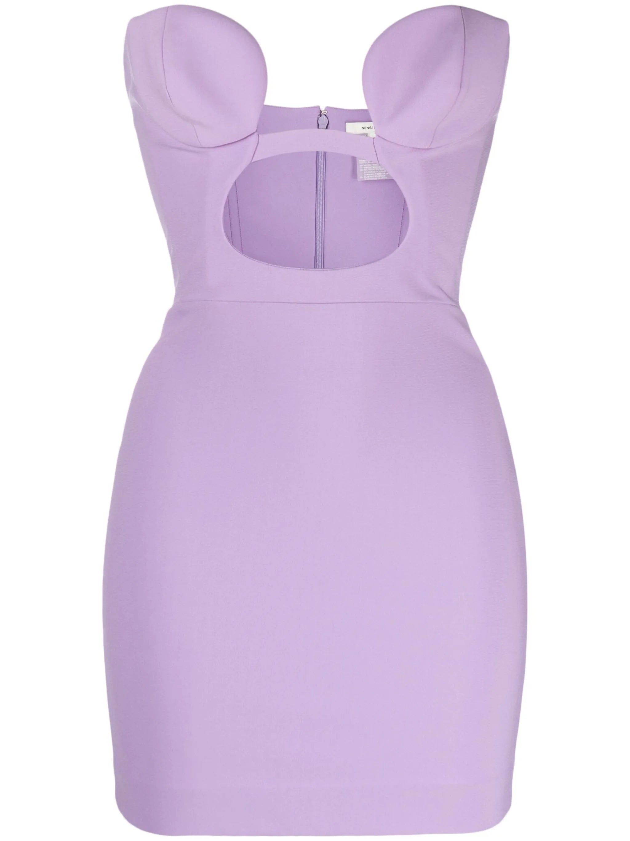 cut out jersey dress