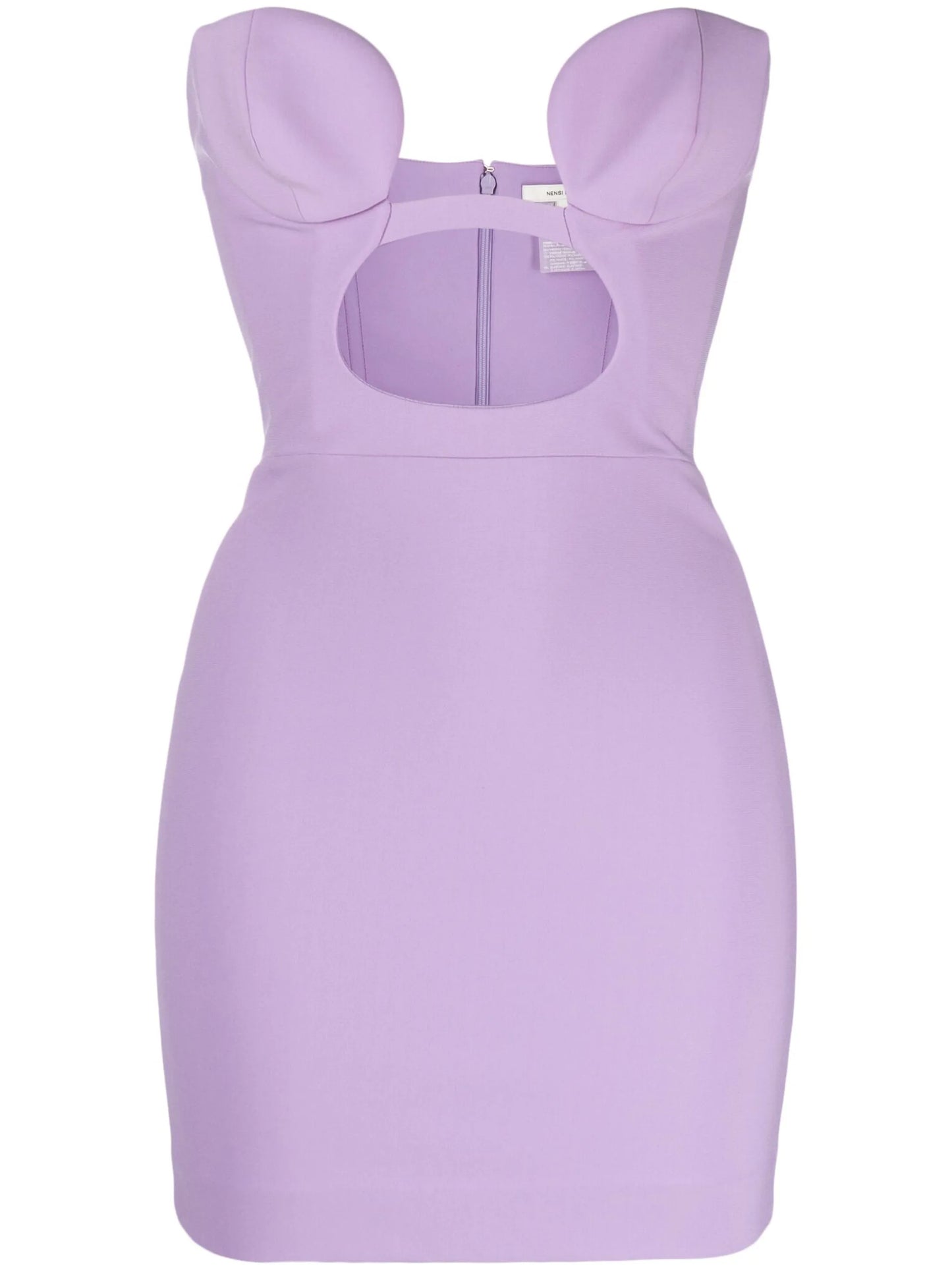 cut out jersey dress