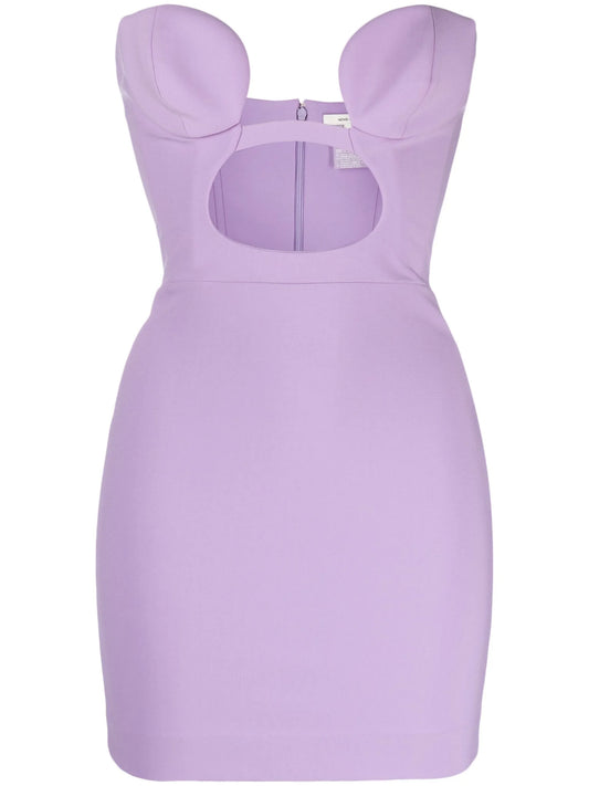 cut out jersey dress