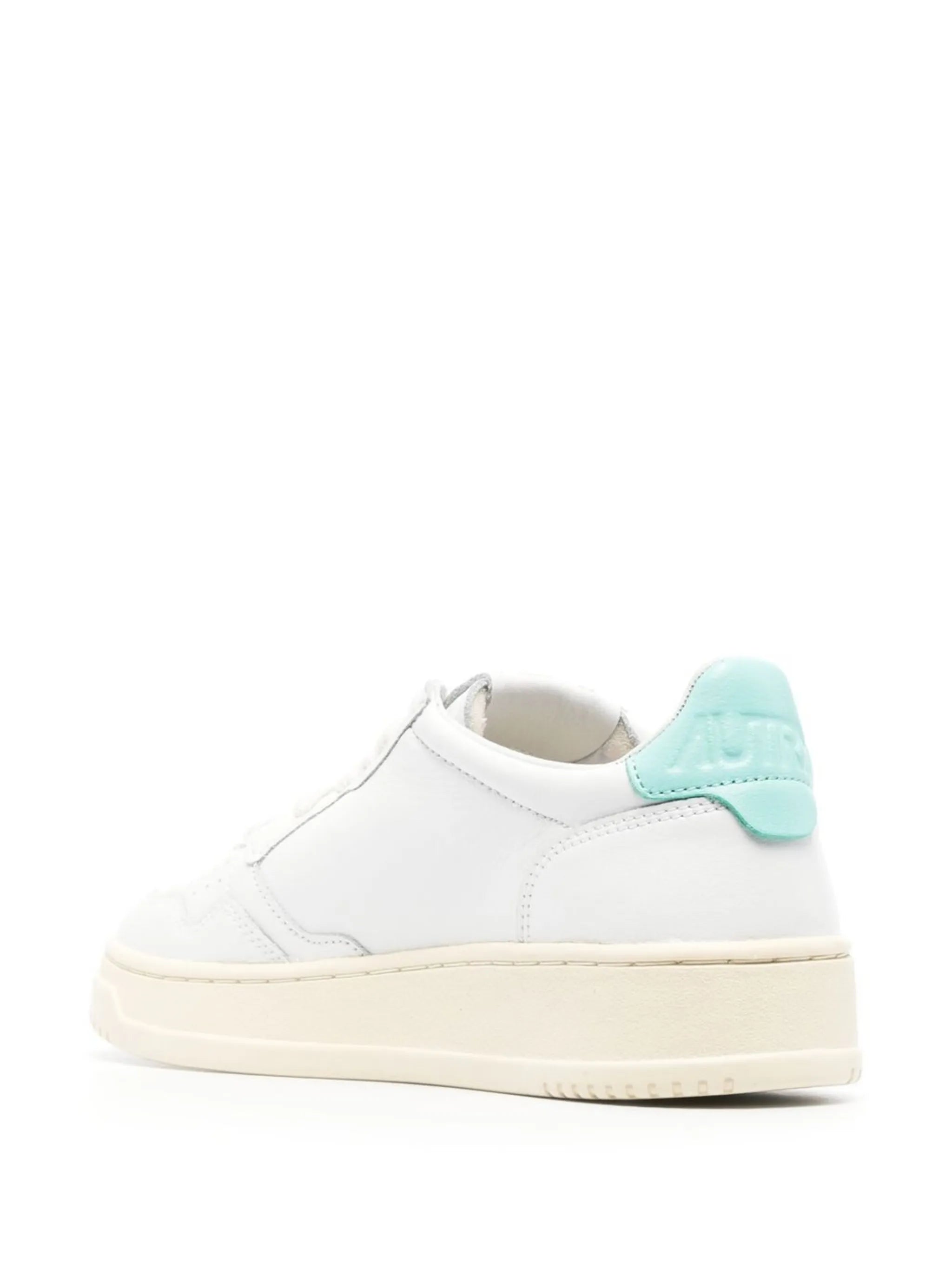 logo-patch lace-up sneakers