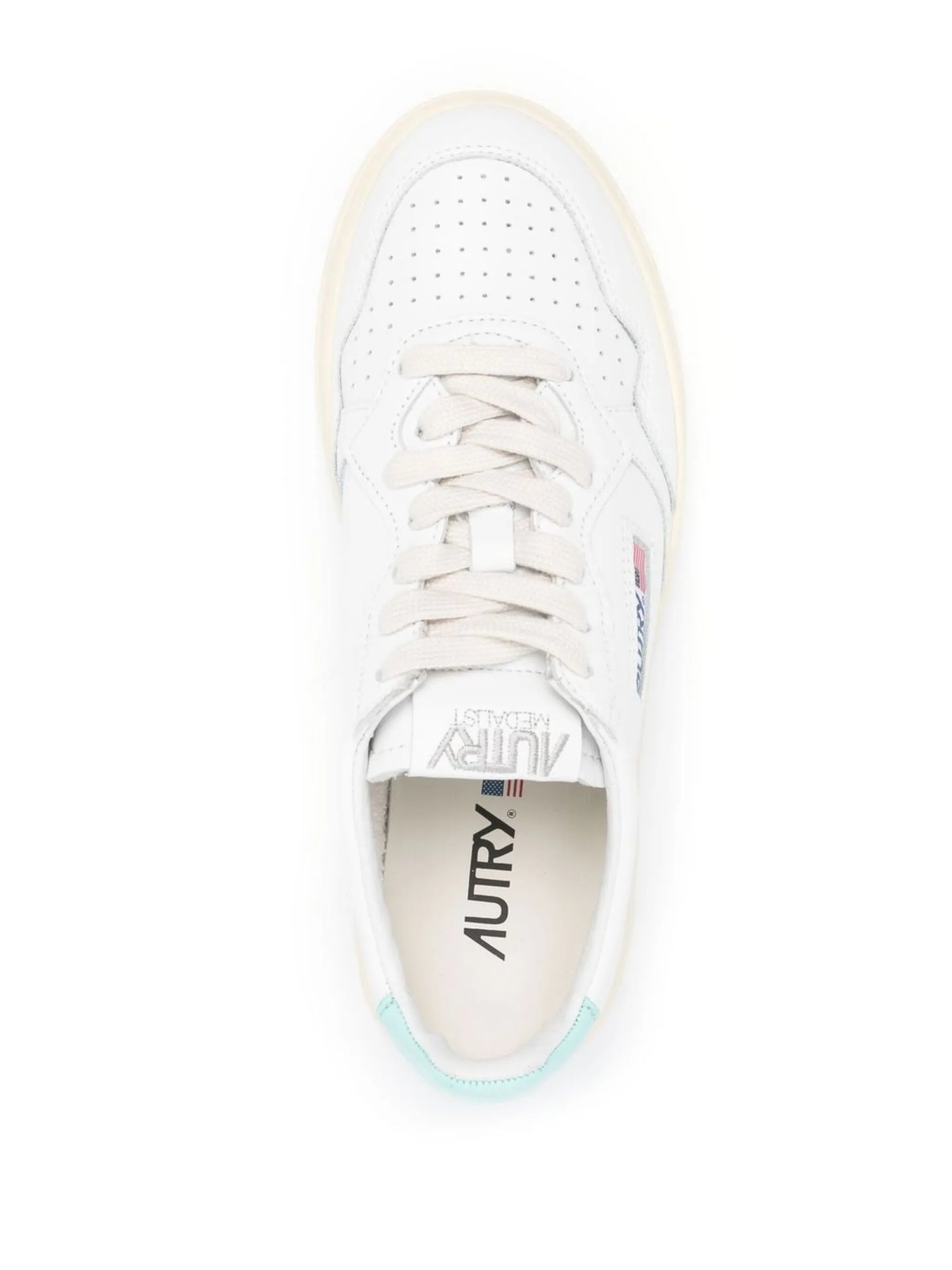 logo-patch lace-up sneakers