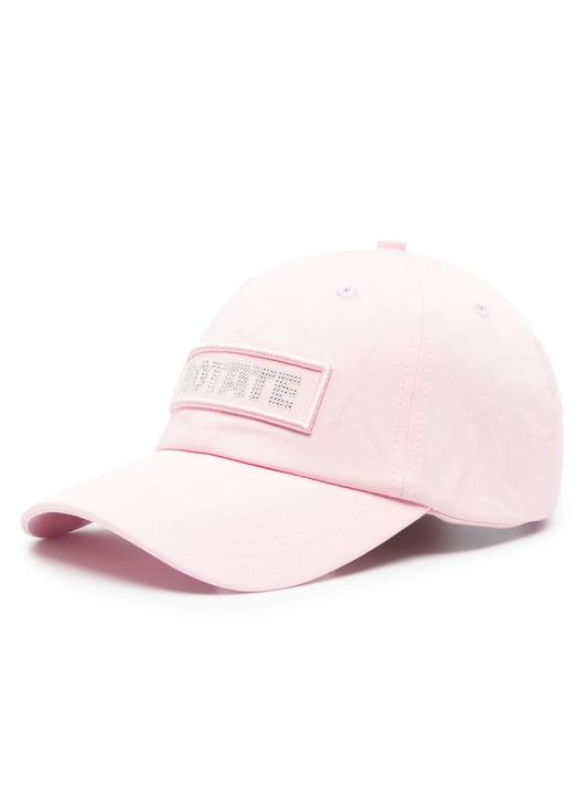 crystal-embellished logo baseball cap