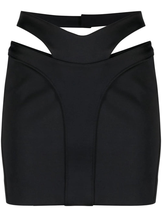cut-out miniskirt