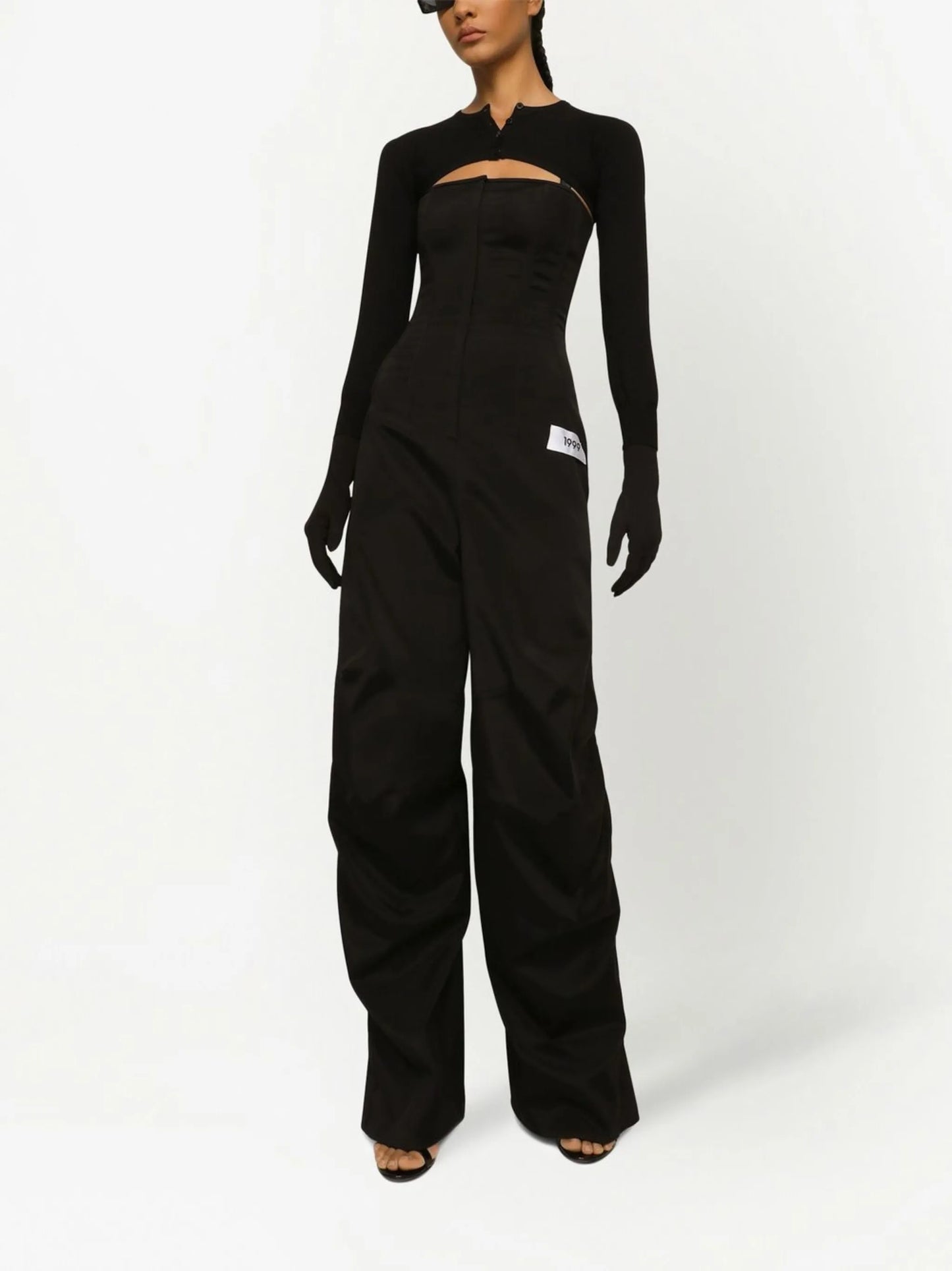 KIM DOLCEGABBANA Cady strapless jumpsuit