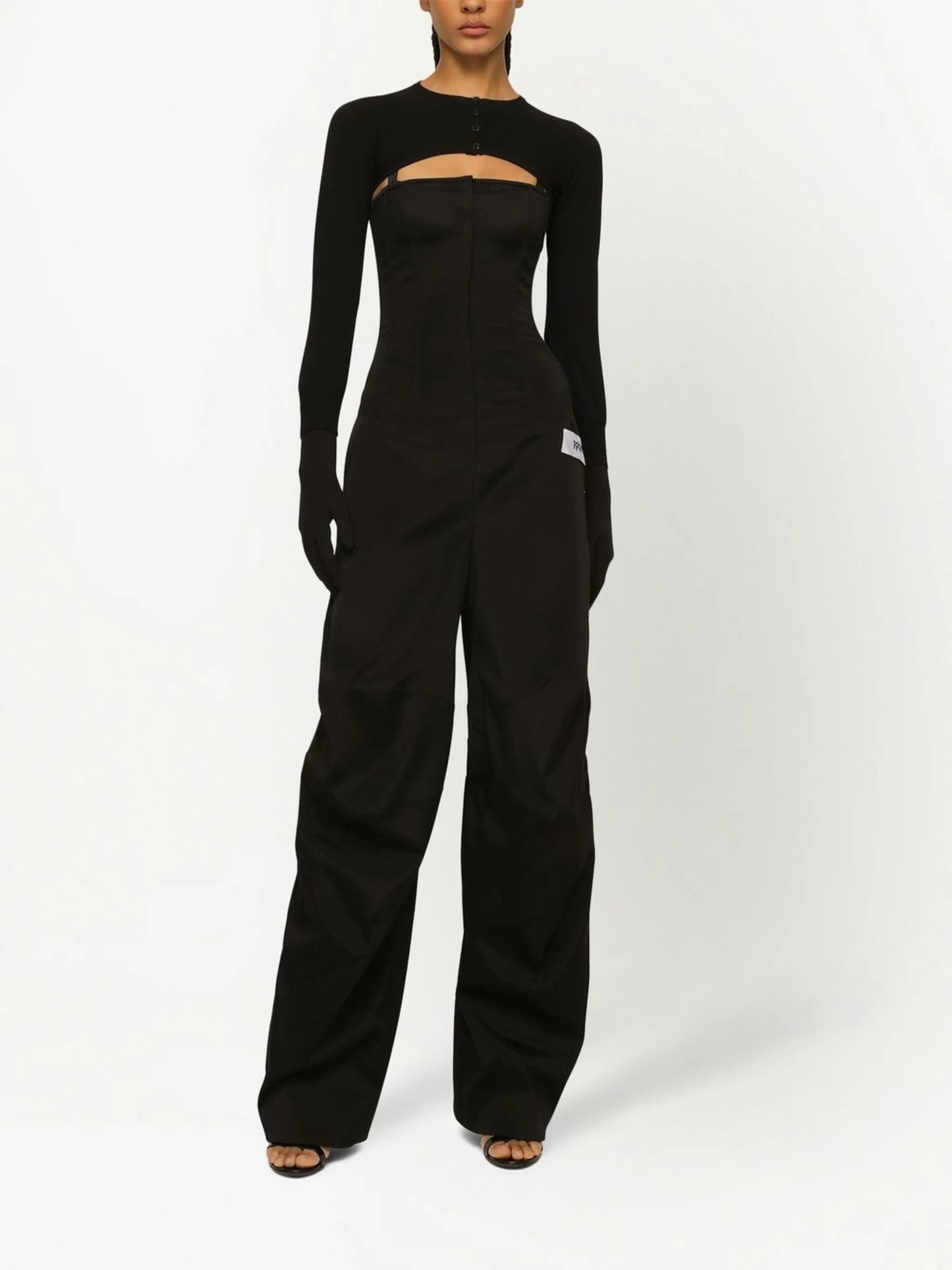 KIM DOLCEGABBANA Cady strapless jumpsuit