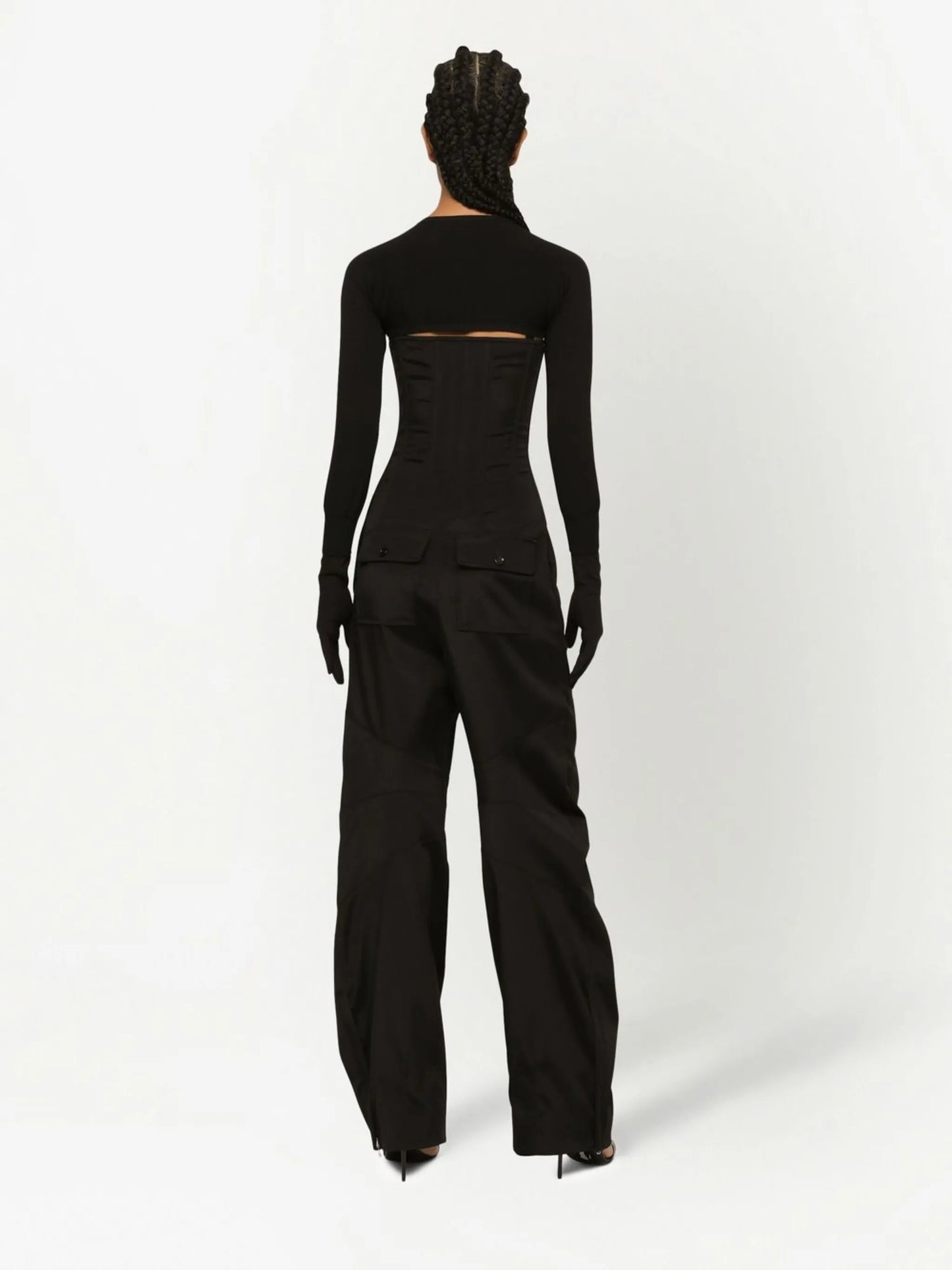 KIM DOLCEGABBANA Cady strapless jumpsuit
