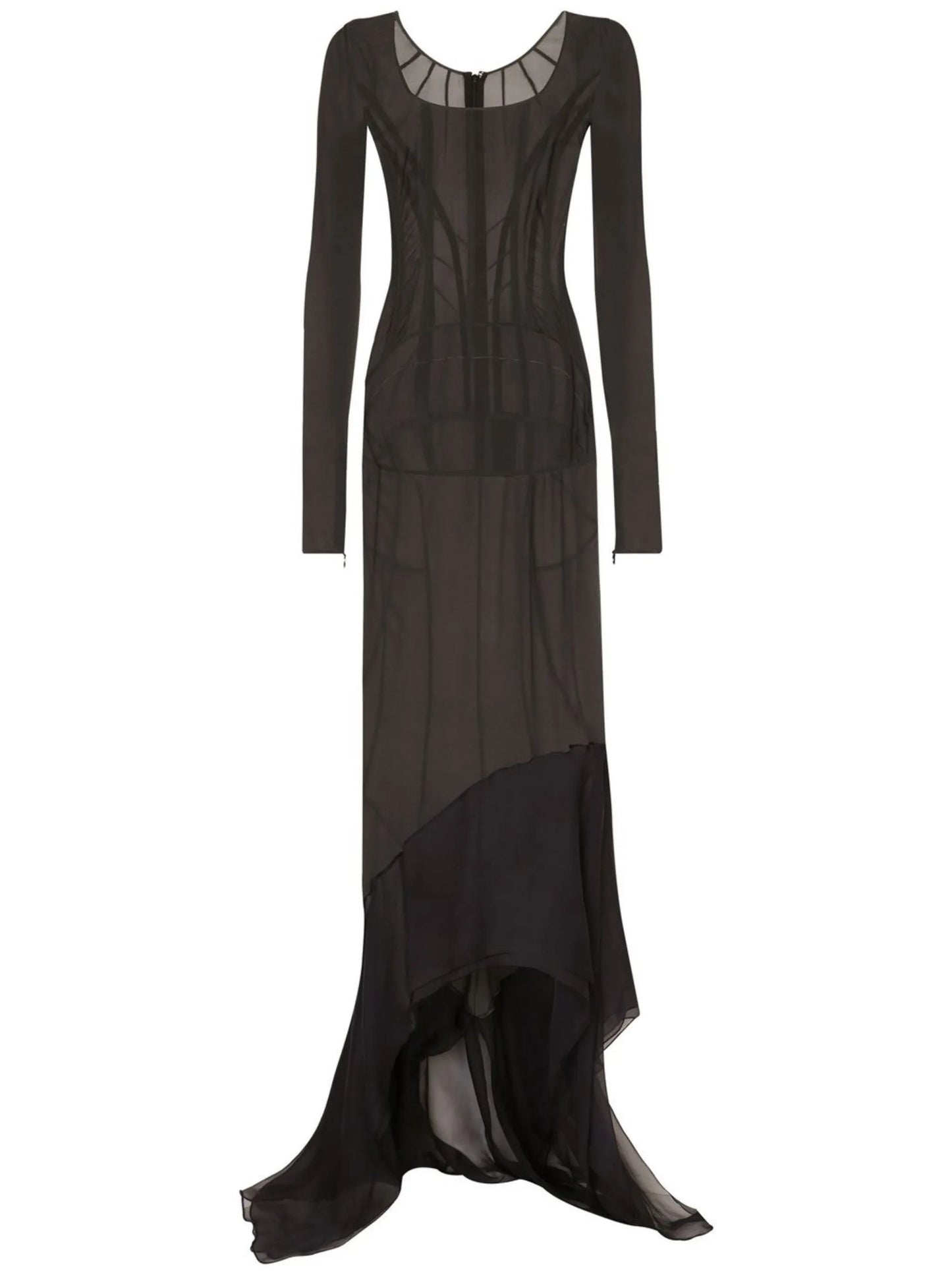 KIM DOLCEGABBANA georgette maxi dress