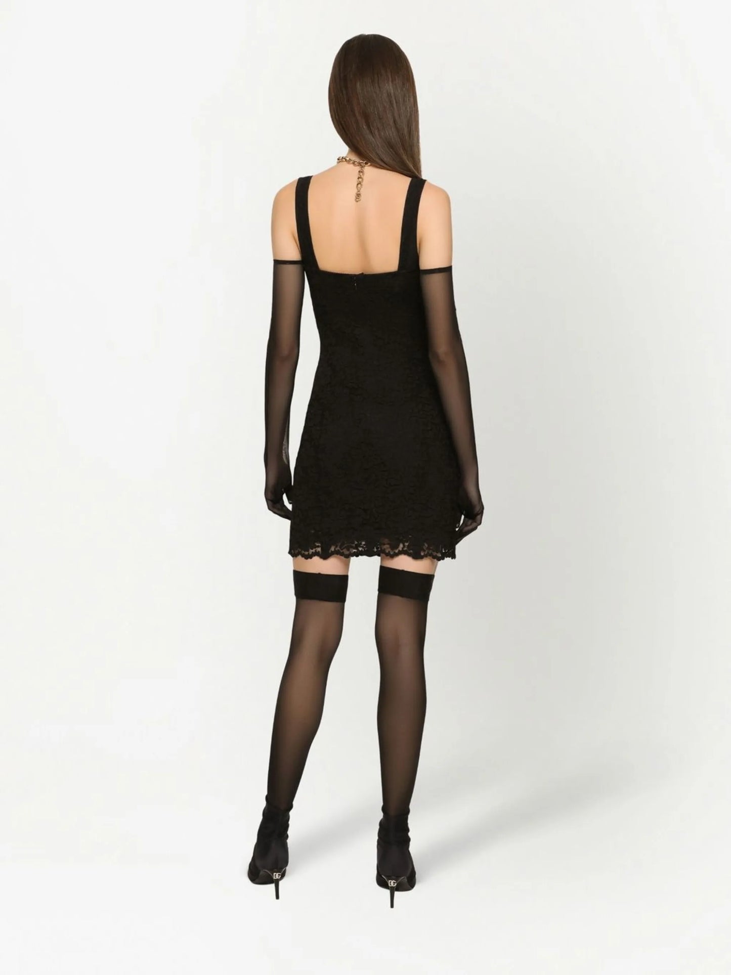 KIM DOLCEGABBANA Cordonetto-lace minidress