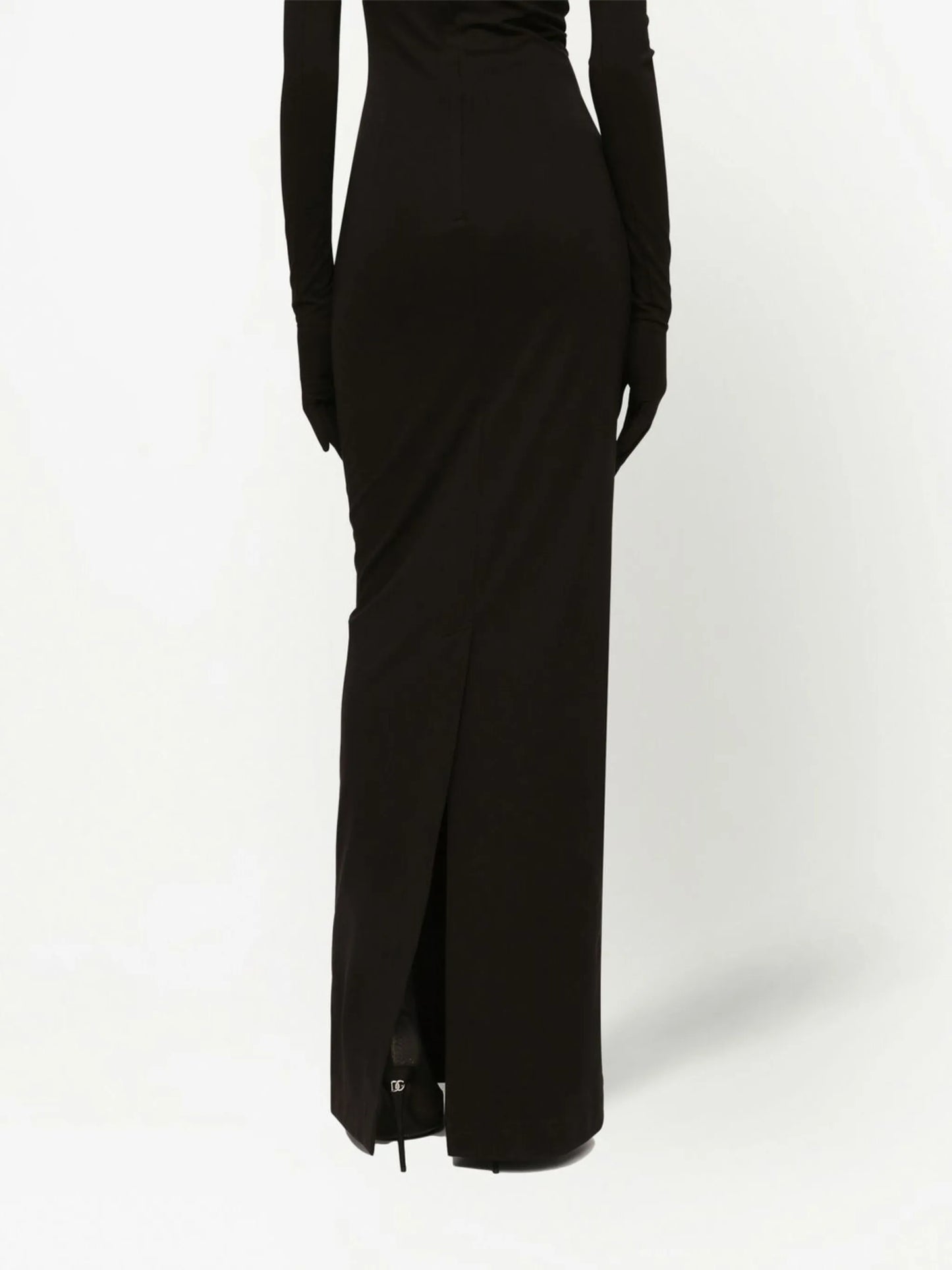 KIM DOLCEGABBANA Milano-rib maxi dress