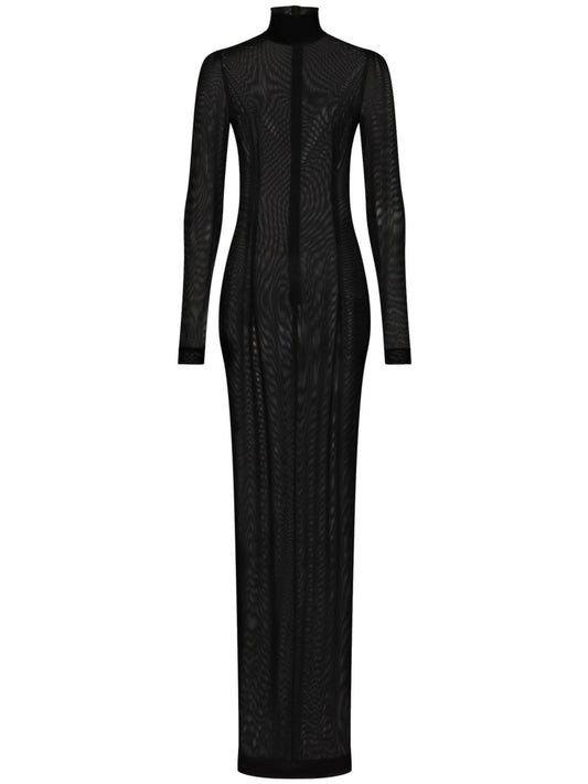 KIM DOLCEGABBANA tulle maxi dress