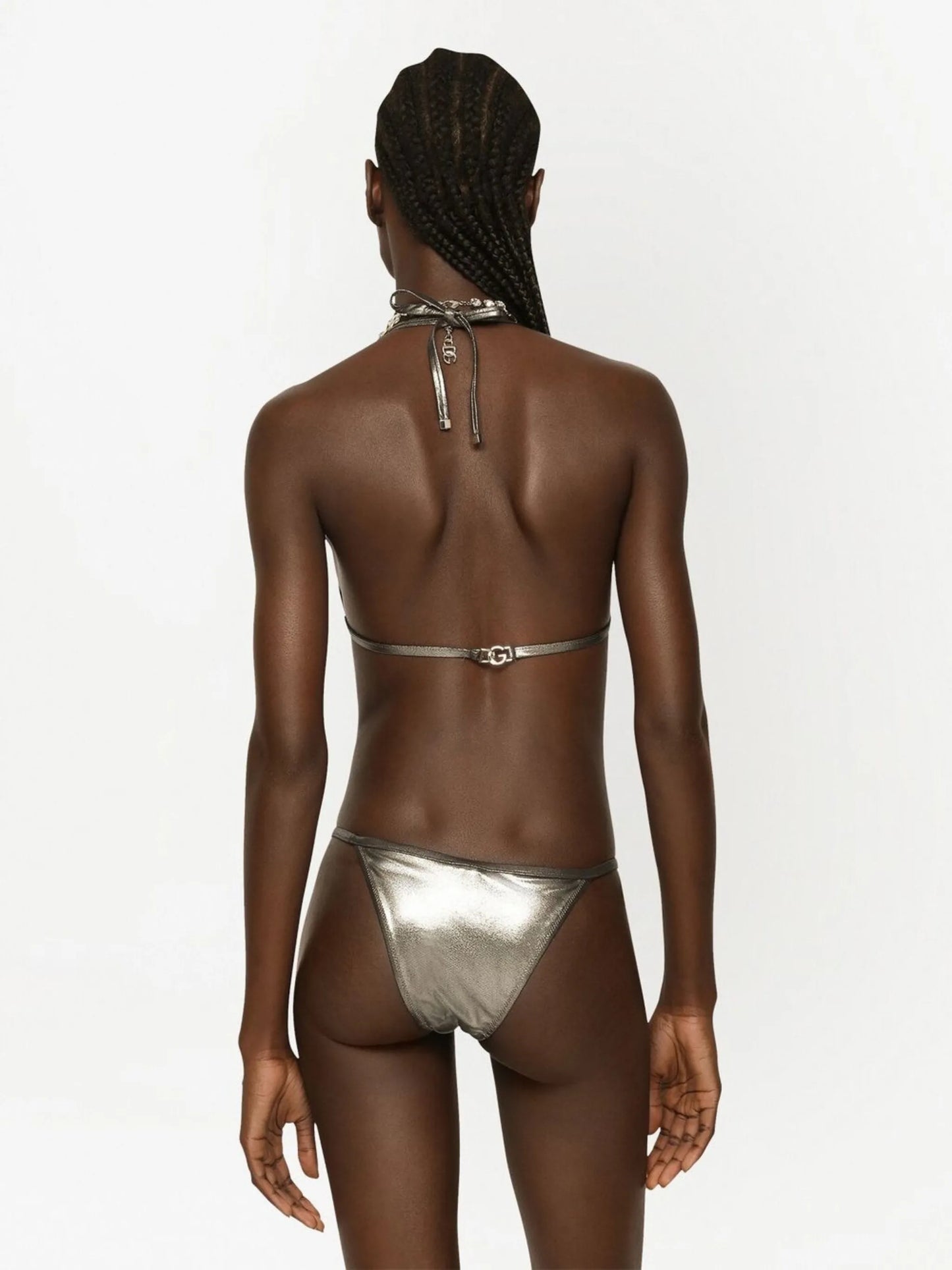 KIM DOLCEGABBANA DG-logo triangle bikini