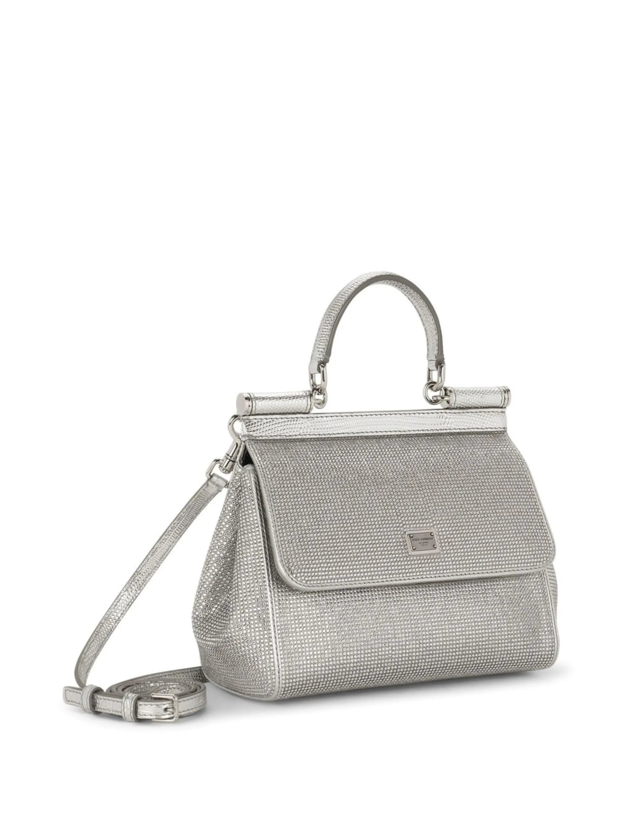 small Sicily satin top-handle bag