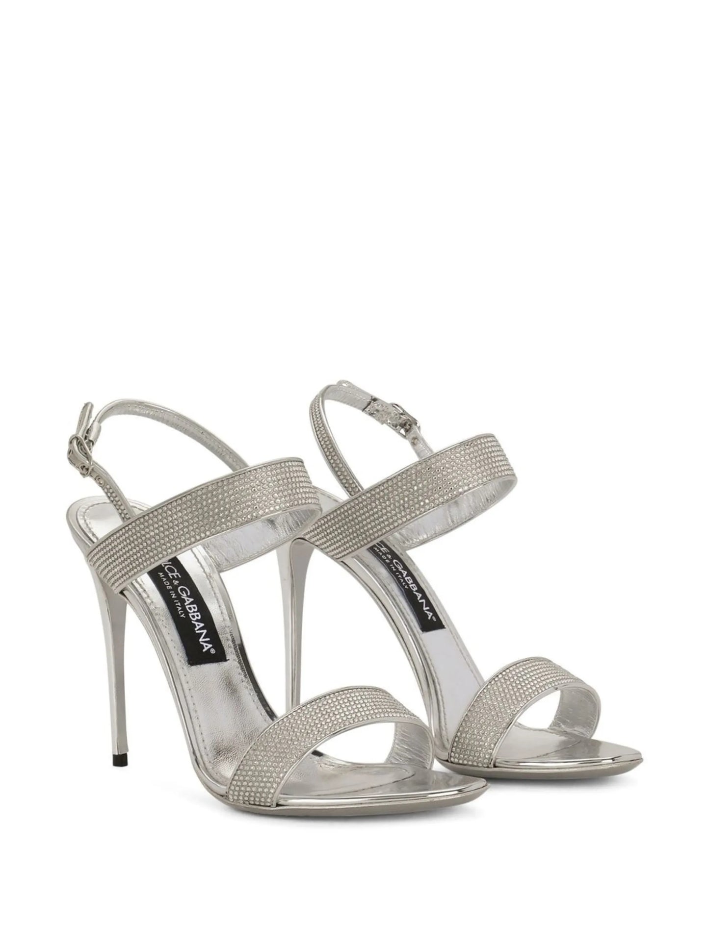 KIM DOLCEGABBANA crystal-embellished slingback sandals