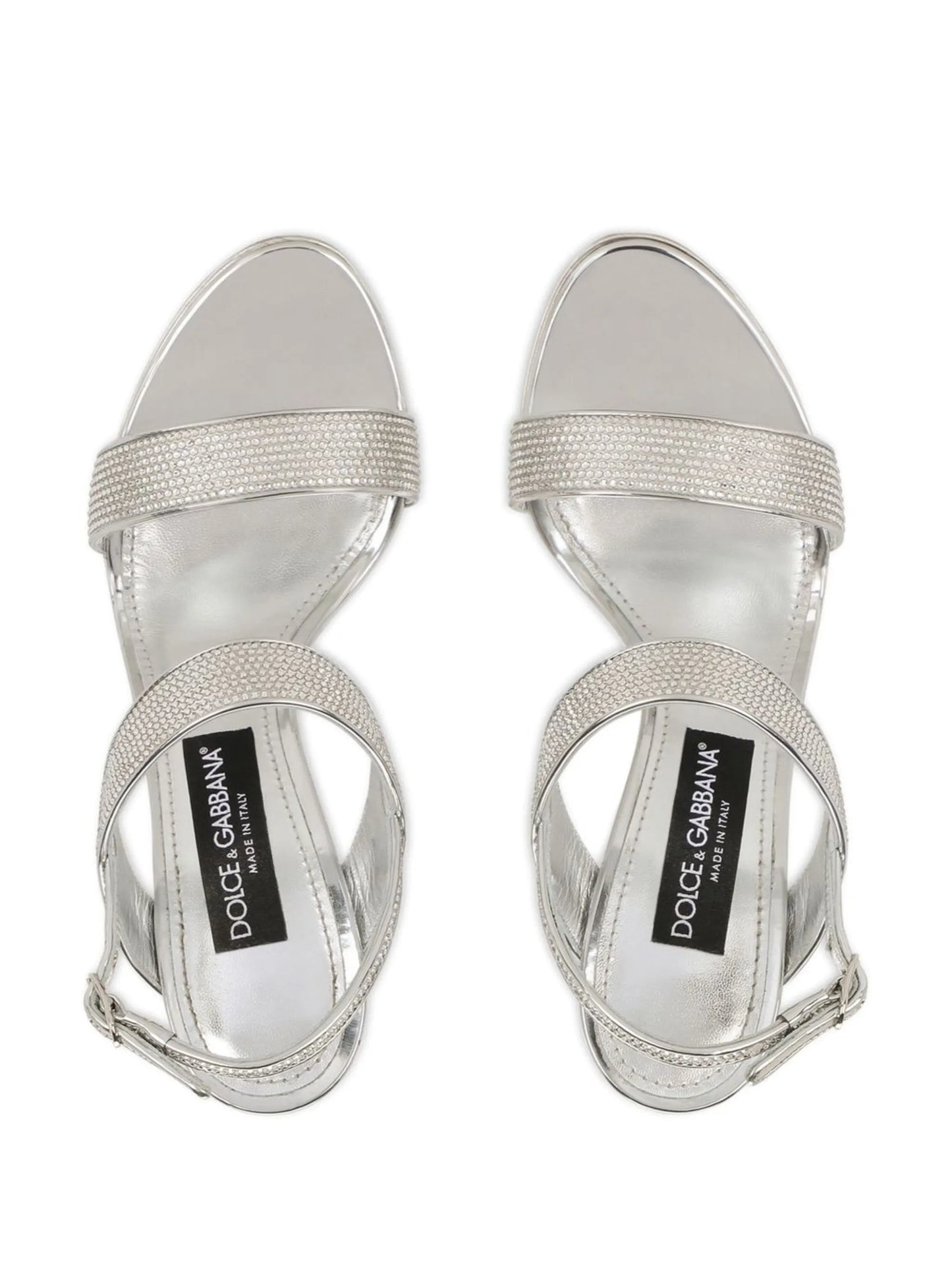 KIM DOLCEGABBANA crystal-embellished slingback sandals