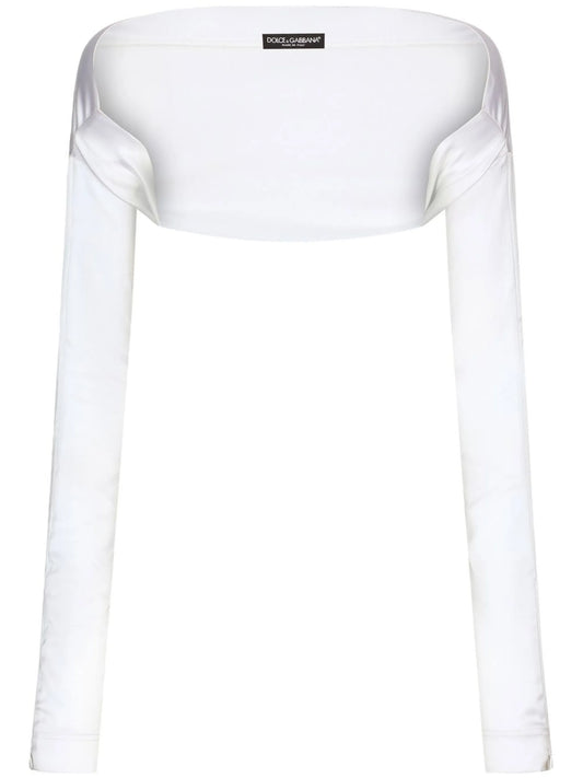 KIM DOLCEGABBANA satin shrug