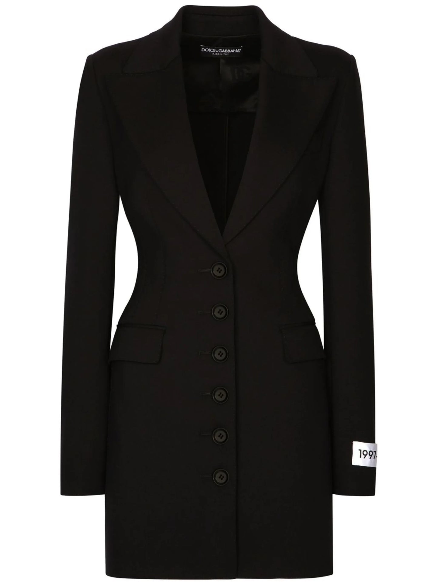 KIM DOLCEGABBANA fitted peak-lapel blazer