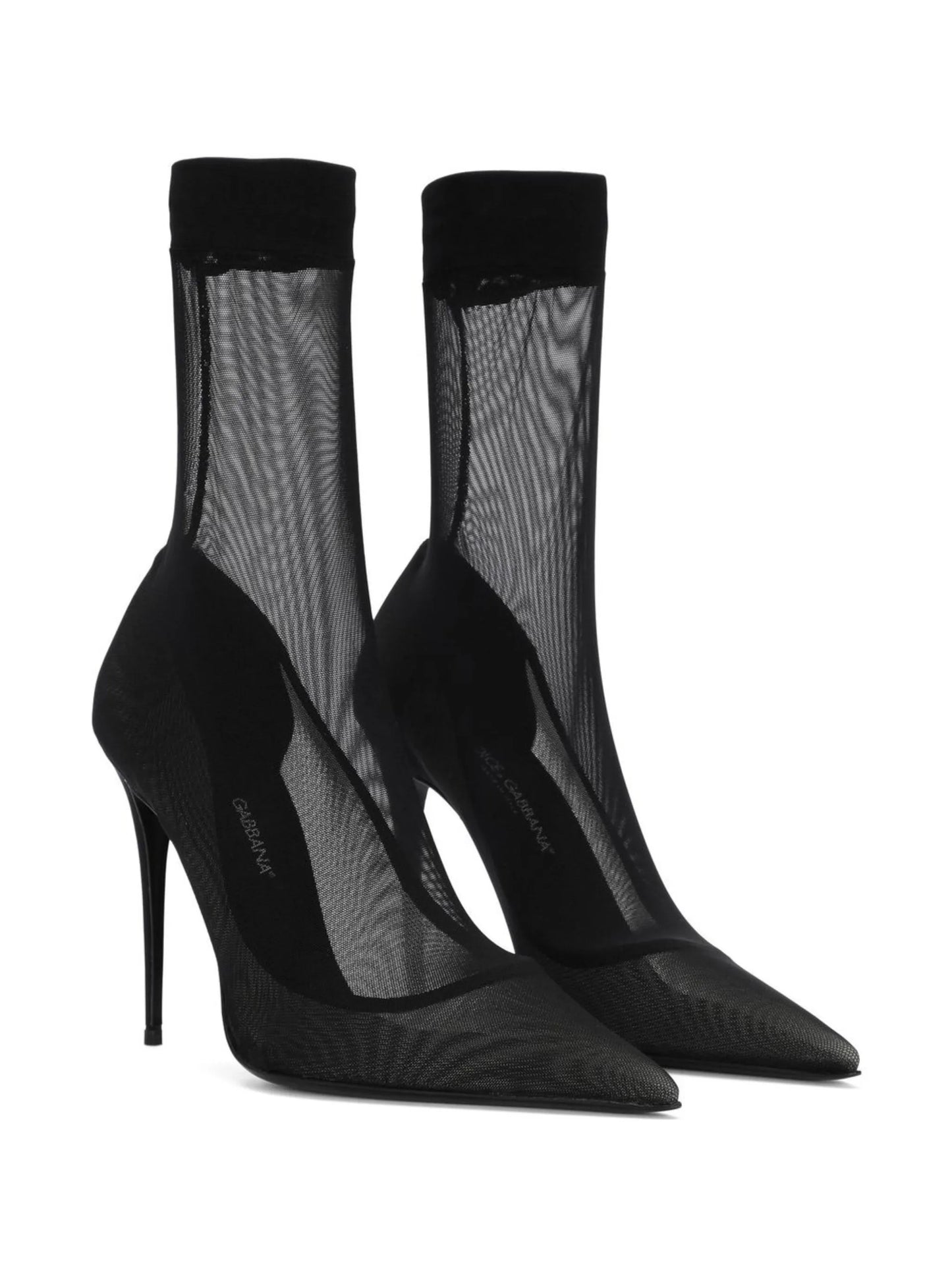 KIM DOLCEGABBANA tulle ankle boots
