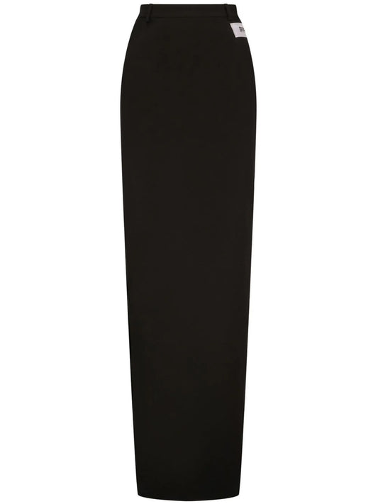 KIM DOLCEGABBANA side-zip maxi skirt