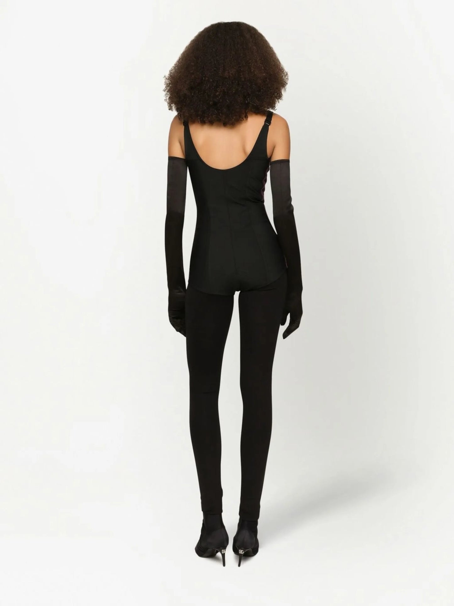 KIM DOLCEGABBANA velvet bodysuit