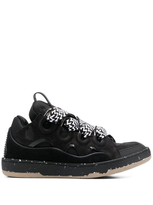 Curb leather sneakers
