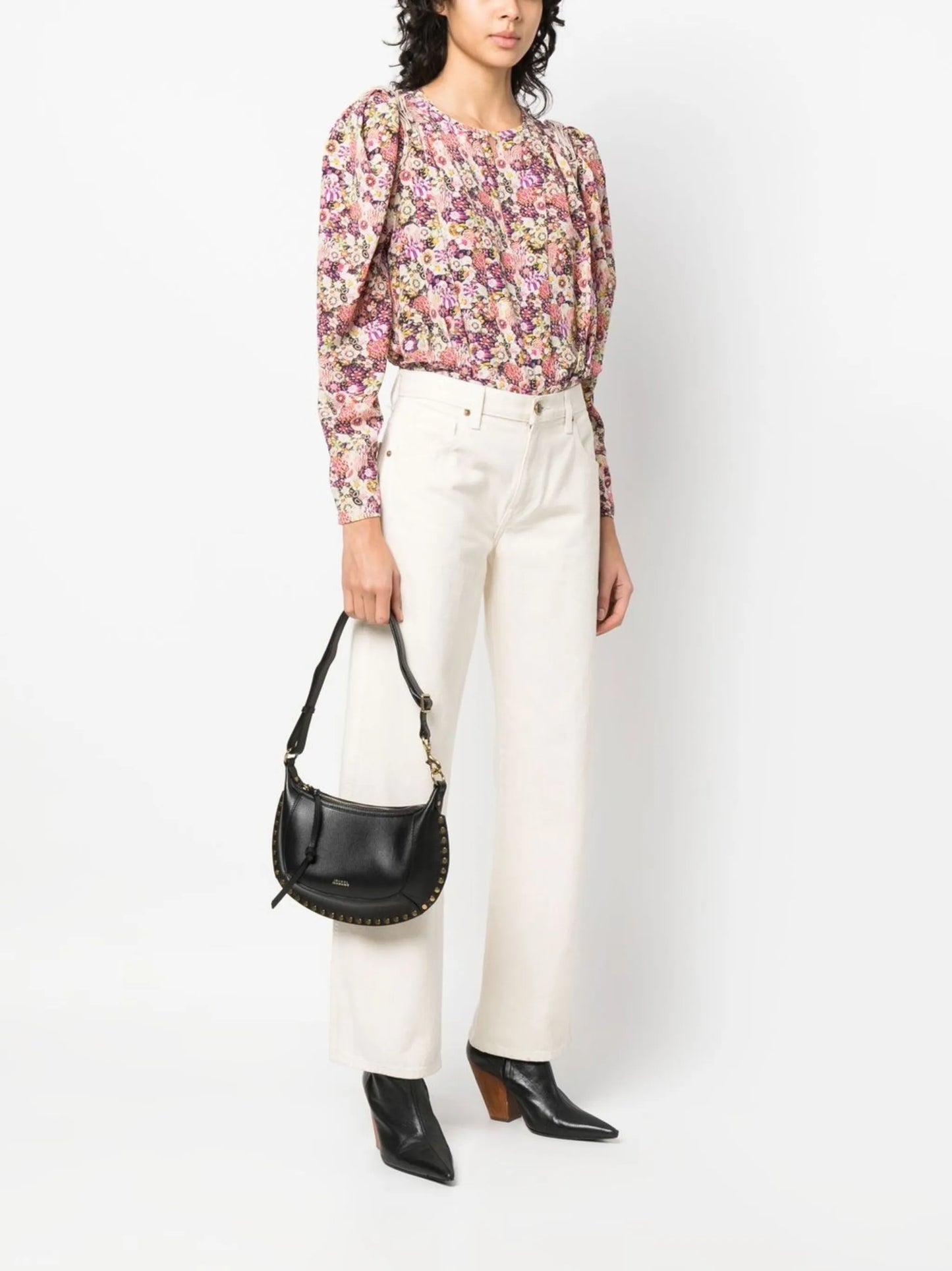 Oskan Moon leather shoulder bag