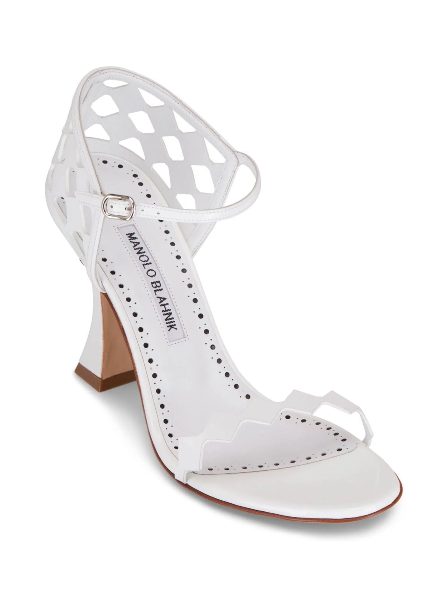 cut out leather sandals