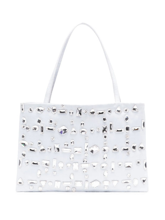 crystal-embellished tote bag