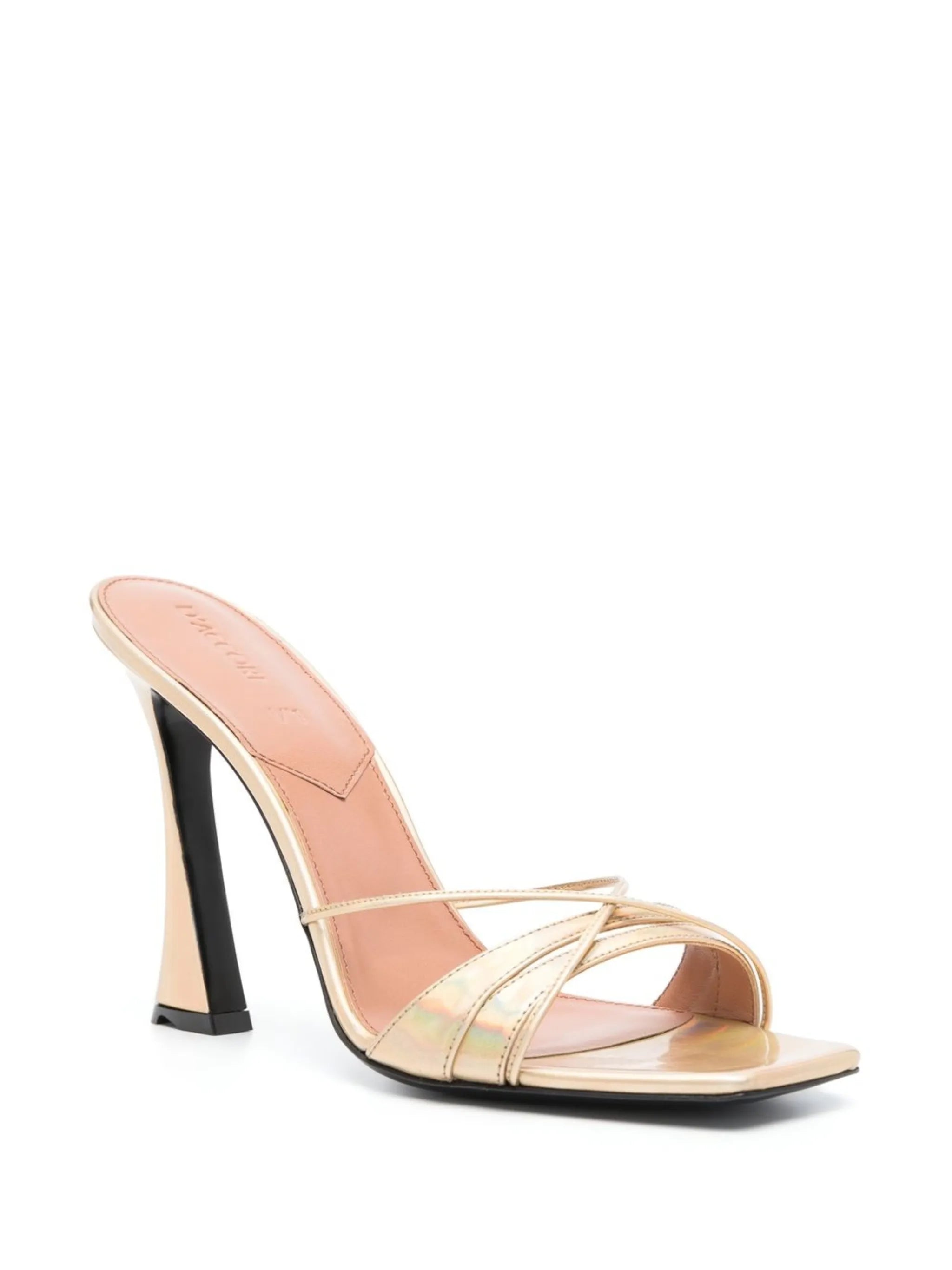 100mm Lust metallic-effect sandals