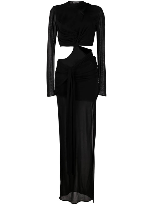 cut-out maxi dress