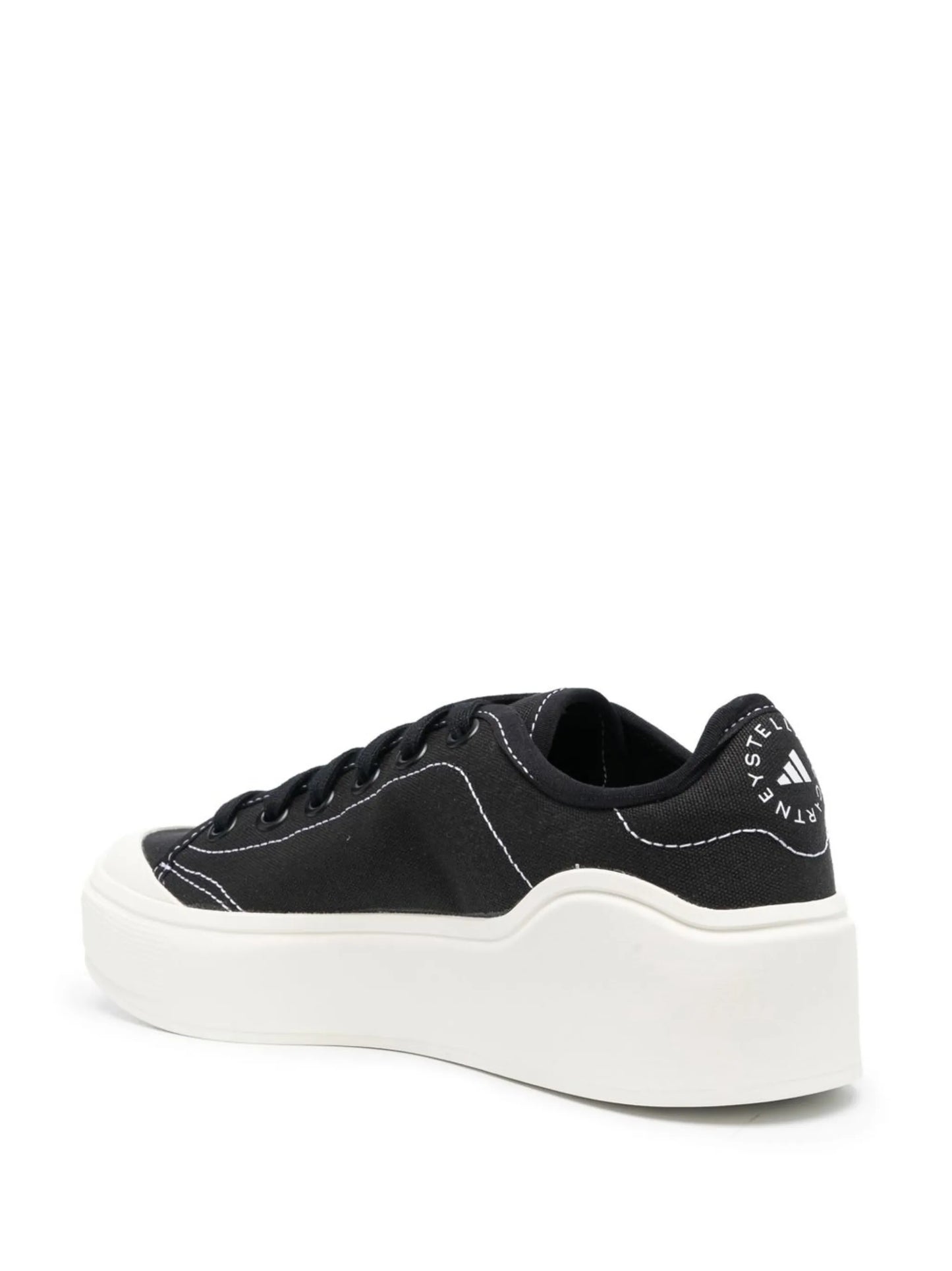 logo print lace-up sneakers