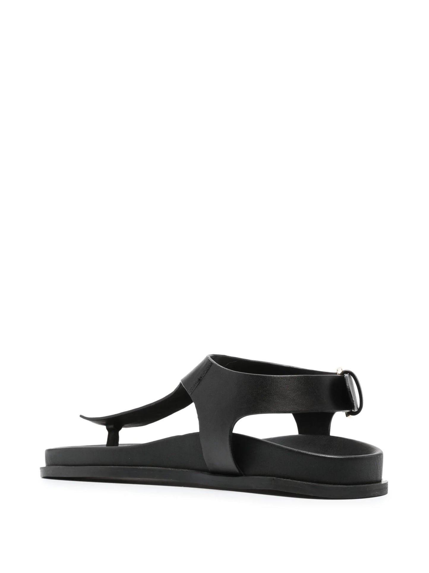 Reema leather flat sandals