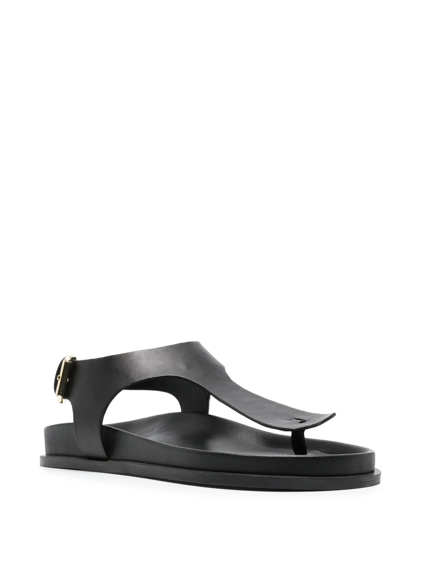 Reema leather flat sandals