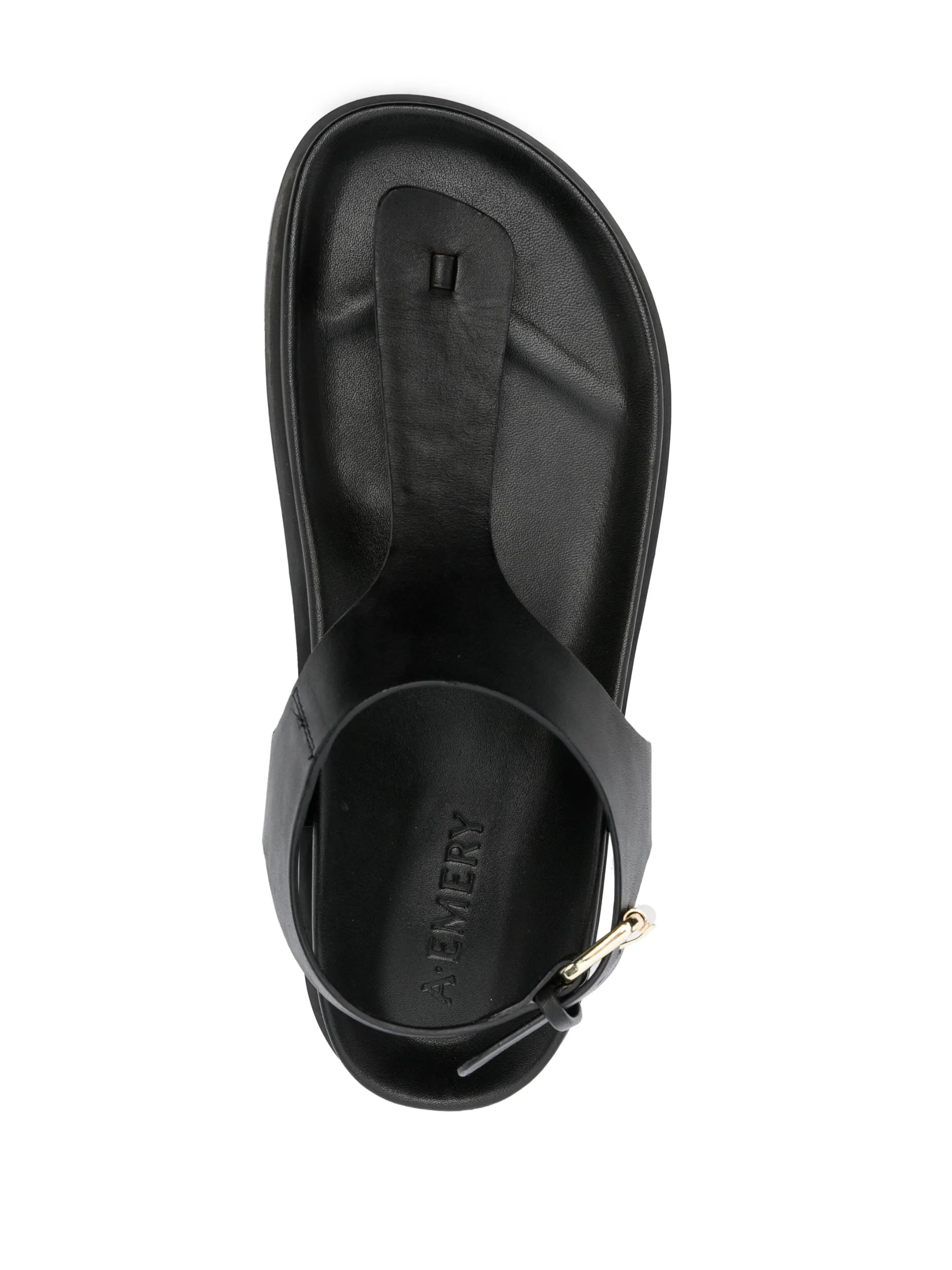 Reema leather flat sandals
