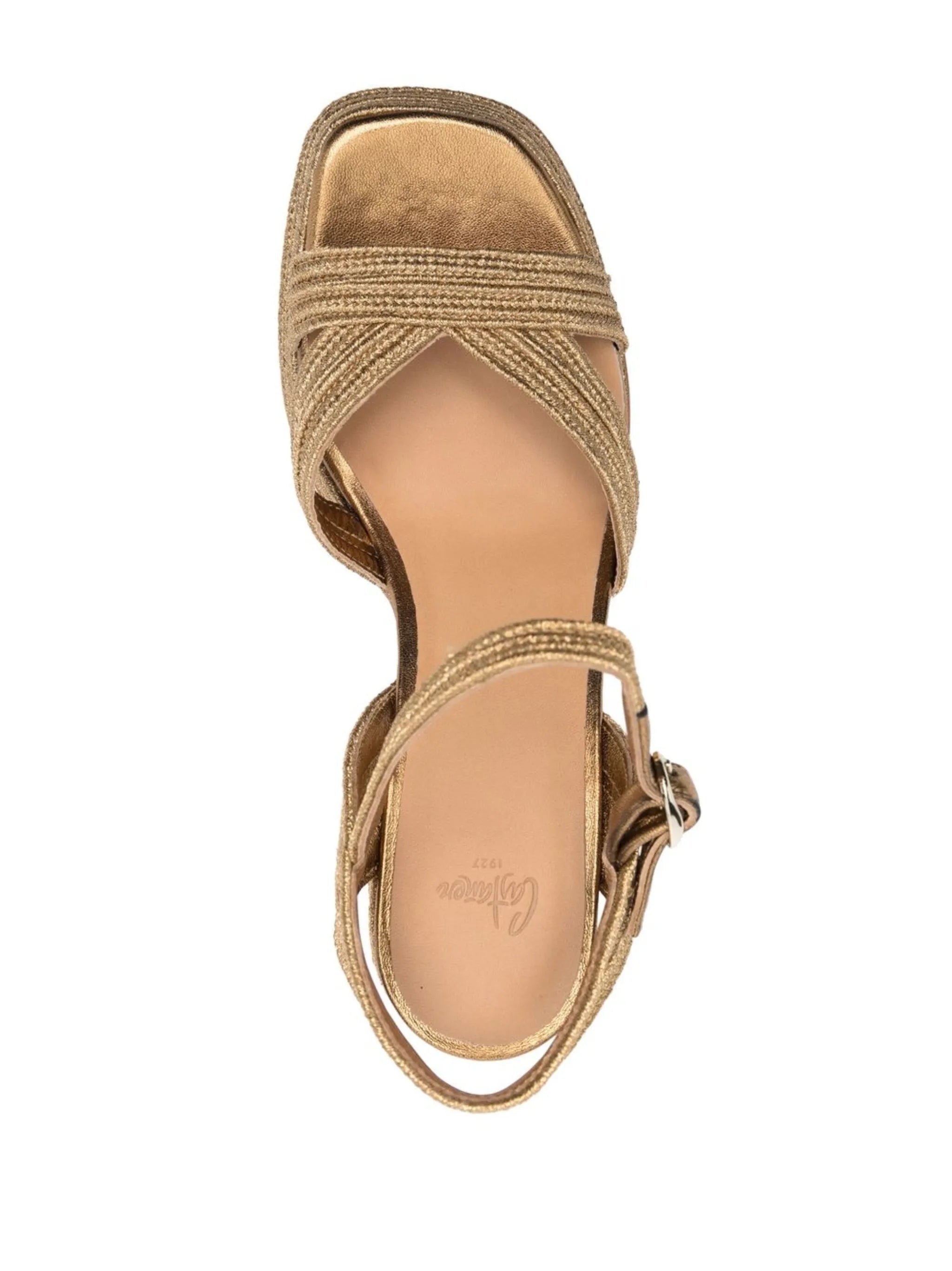 100mm platform sandals